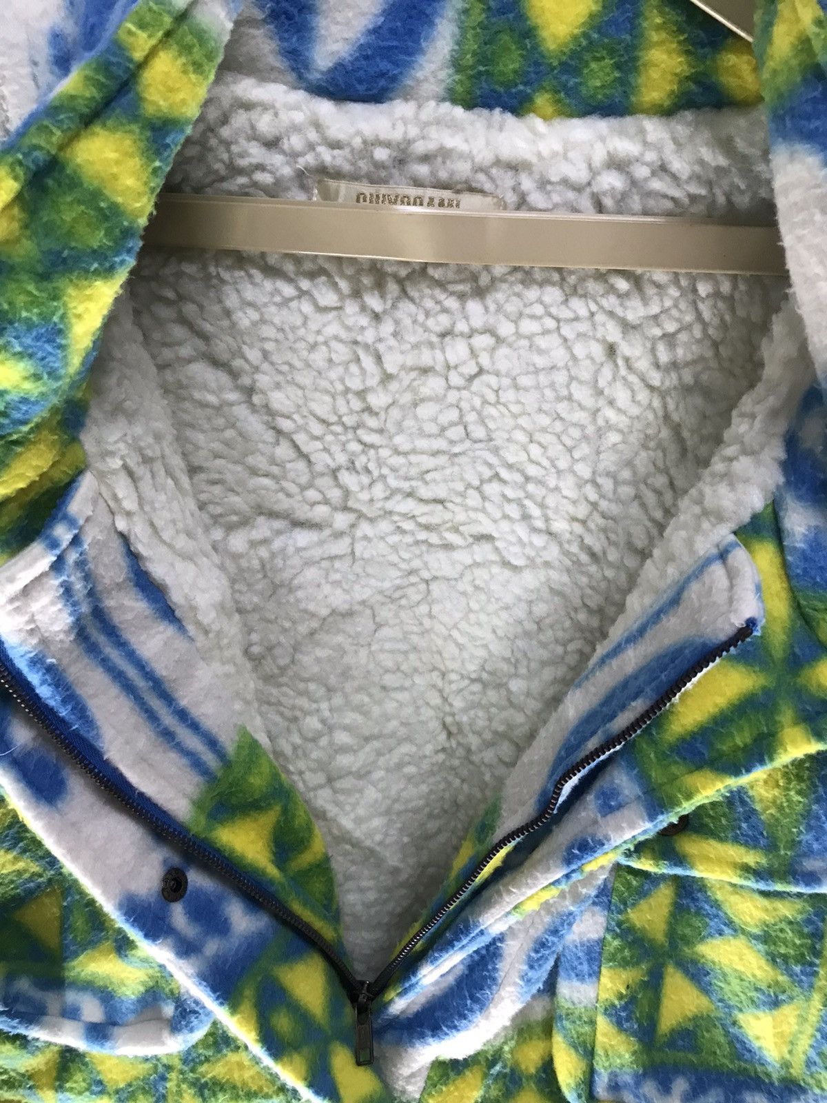 Chiyogami printed multipocket parkas jacket