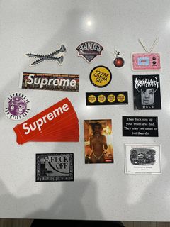 Supreme box hotsell logo stickers bulk