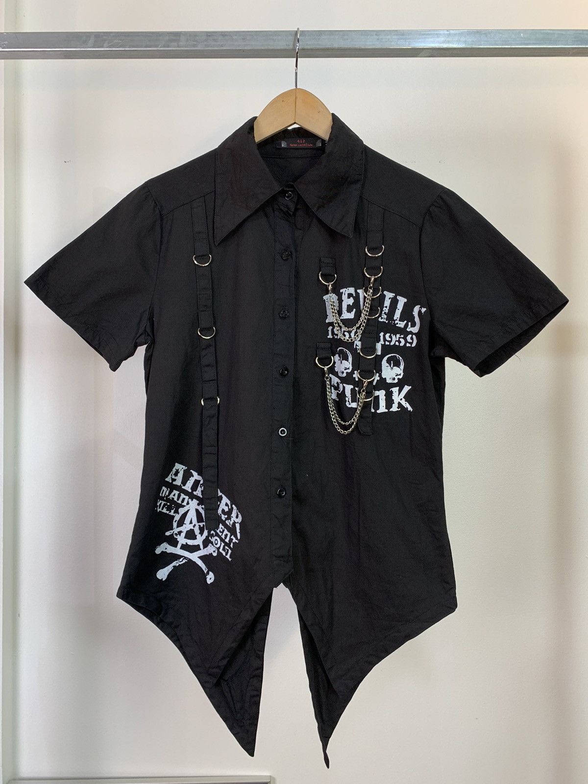 image of Seditionaries Glp Gothic Lolita & Punk Shirt in Black, Women's (Size Medium)