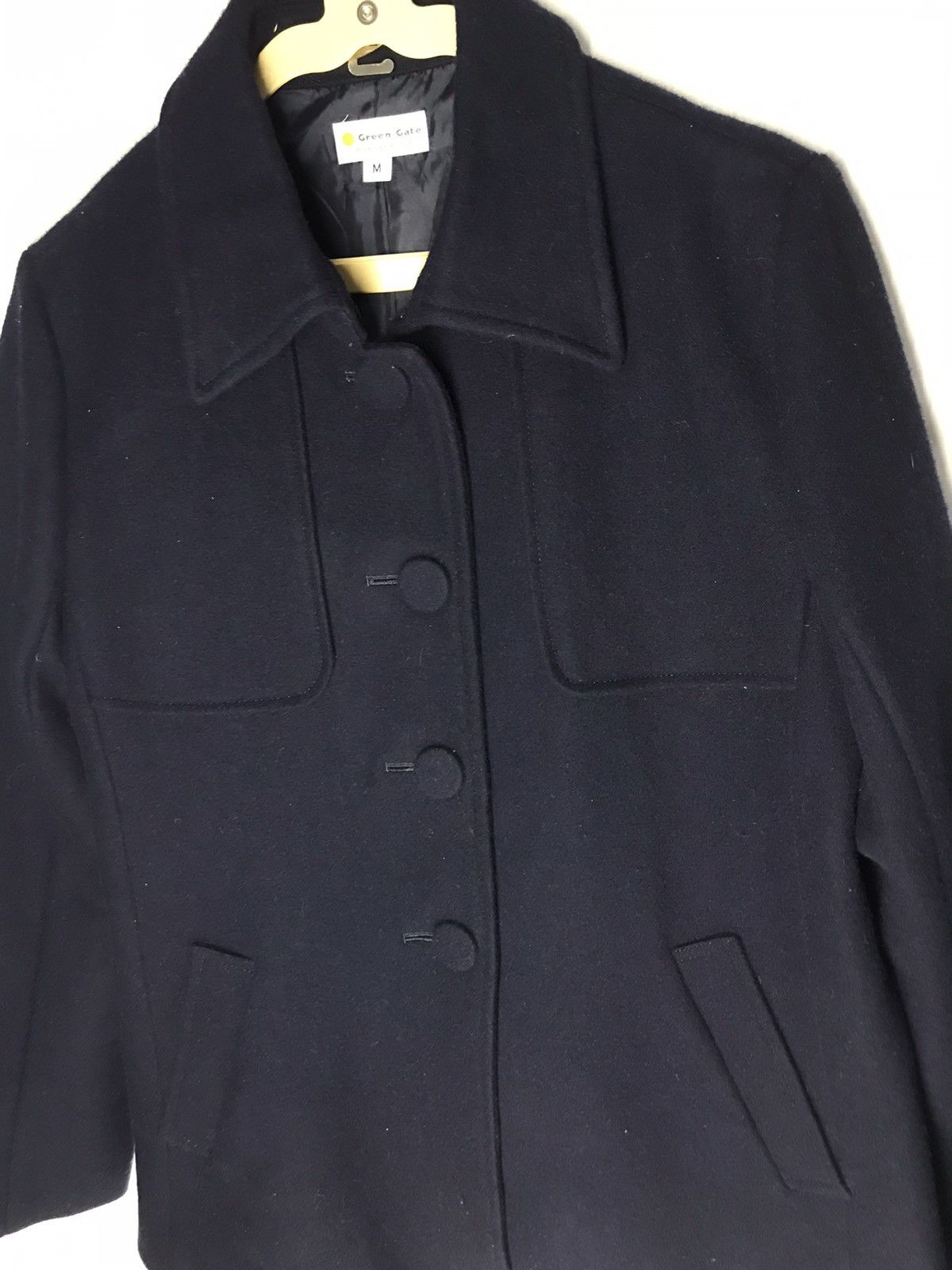 Japanese Brand Green gate Wool ladies button jacket by glr Size M / US 6-8 / IT 42-44 - 6 Thumbnail