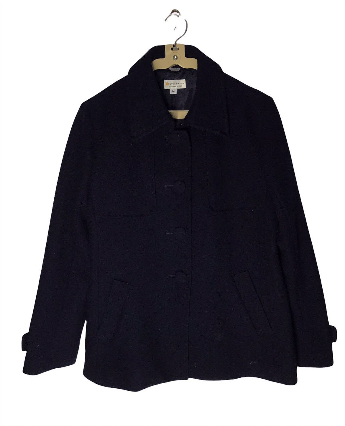 Japanese Brand Green gate Wool ladies button jacket by glr Size M / US 6-8 / IT 42-44 - 1 Thumbnail