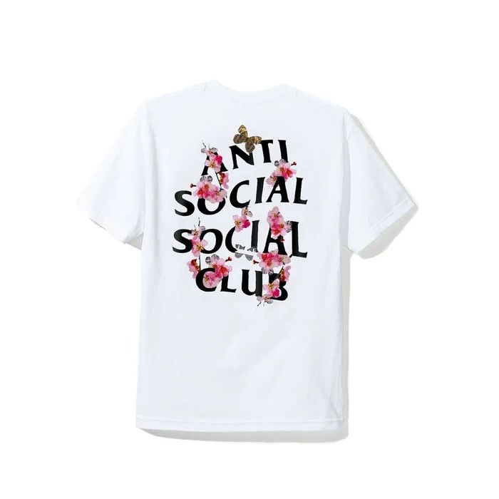 Anti social social club kkoch white tee