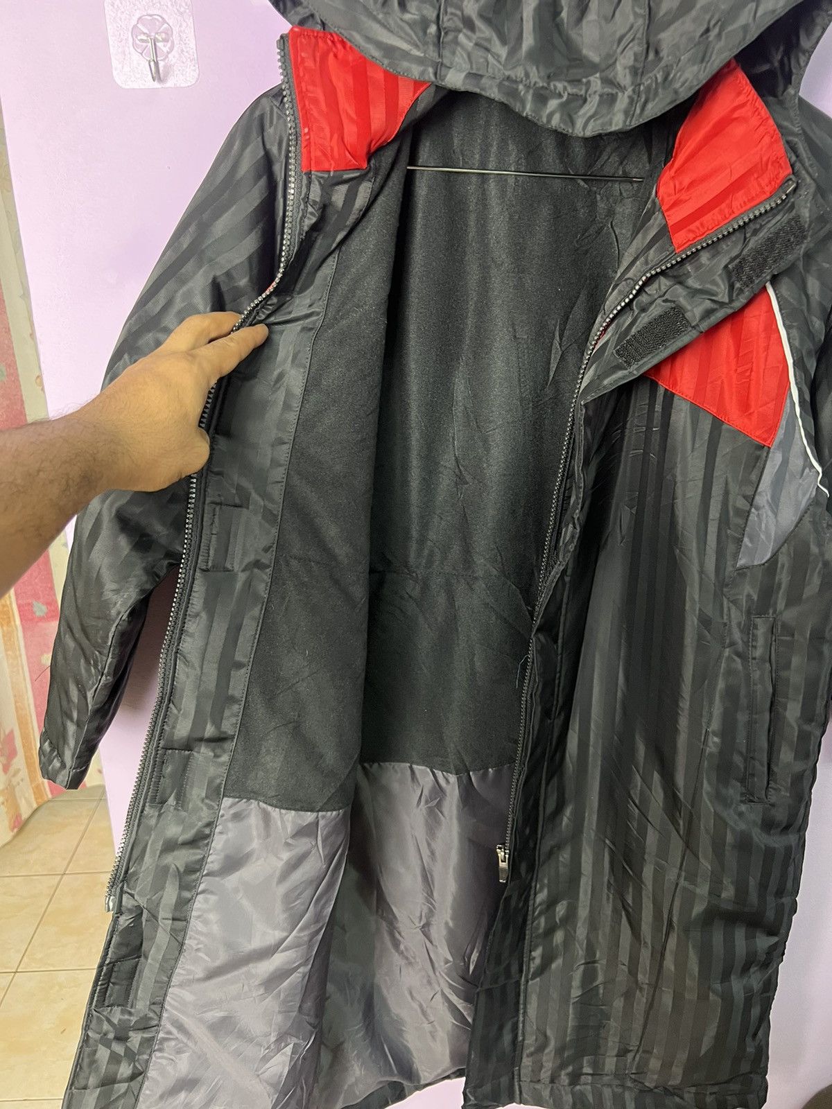 Asics 🔥Vintage ASICS Long Quilted Jackets Size US M / EU 48-50 / 2 - 9 Thumbnail