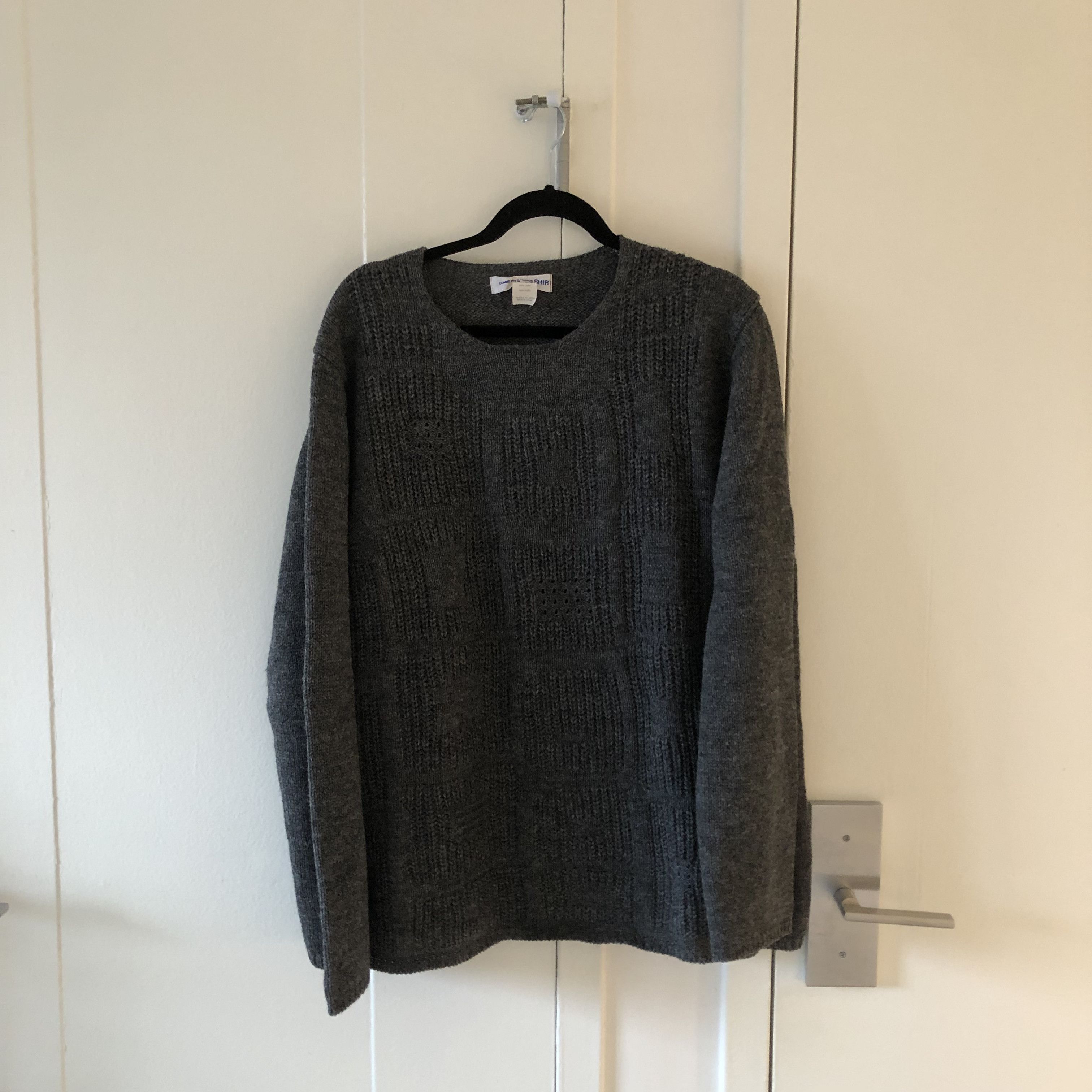Comme des Garcons Comme des Garcons SHIRT Knit Wool Sweater Size US XL / EU 56 / 4 - 1 Thumbnail