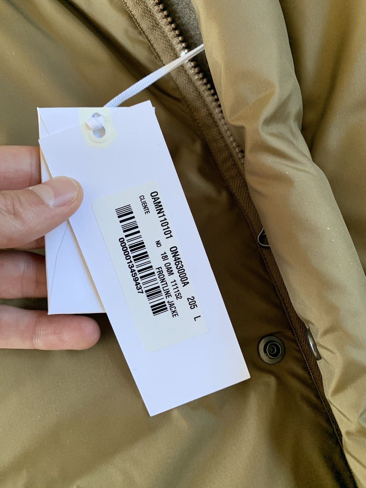 OAMC Frontline Down Parka in Tan / Khaki Size US L / EU 52-54 / 3 - 16 Thumbnail