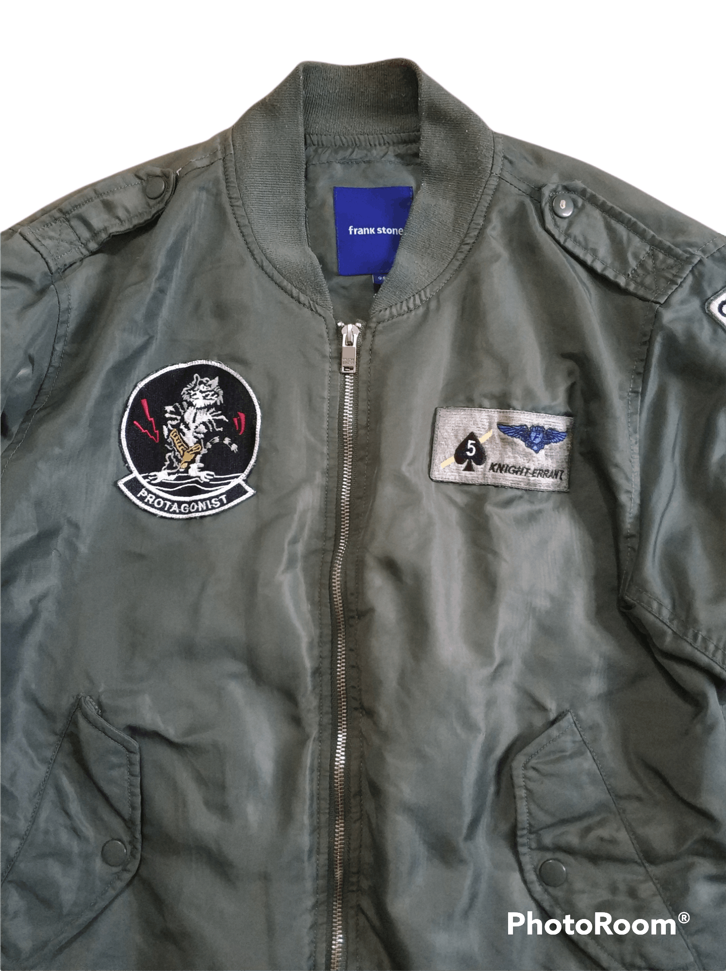 If Six Was Nine 🔥Frank Stone Protagonist Patches Flight Jacket Size US M / EU 48-50 / 2 - 9 Thumbnail