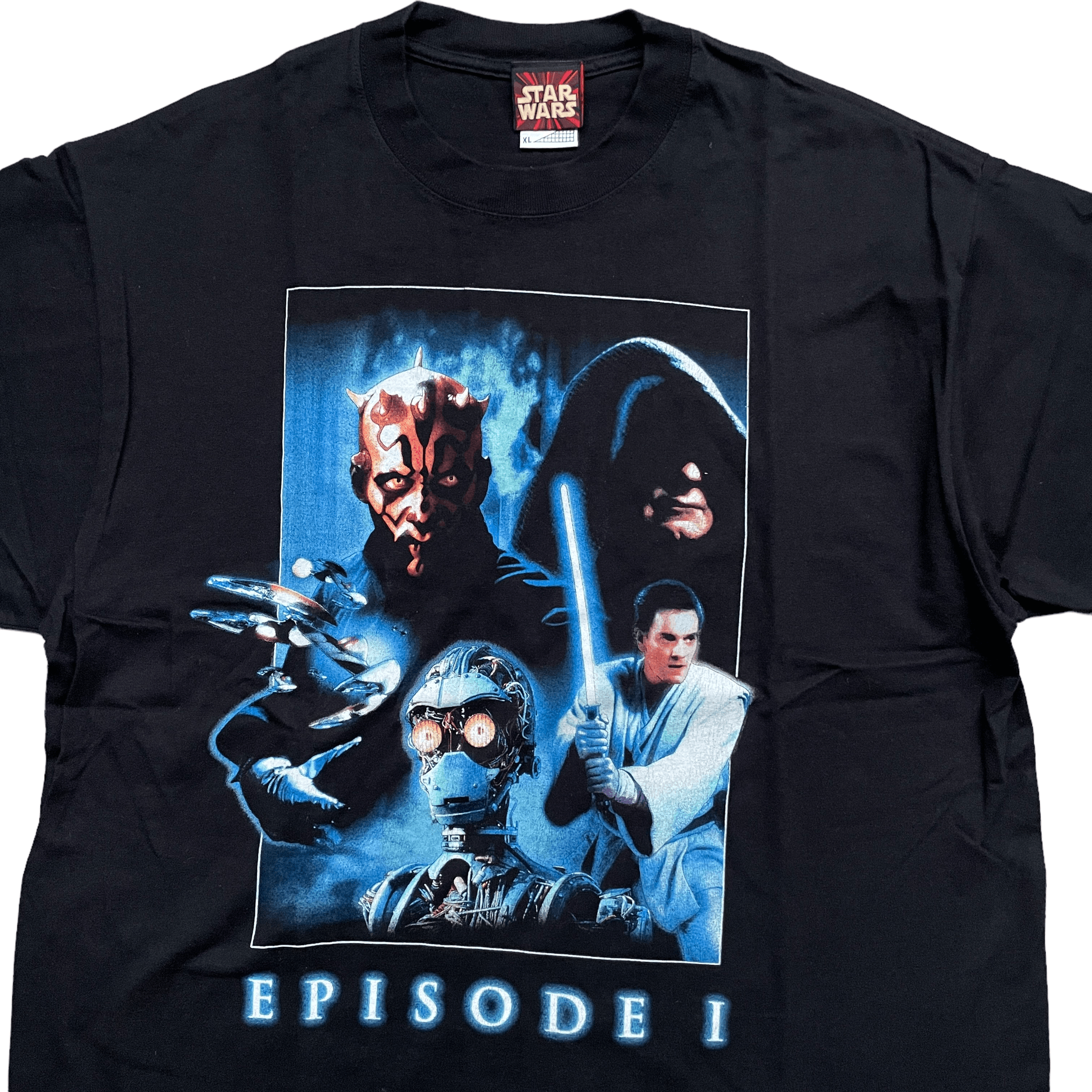 Jerzees Vintage Star Wars Episode I T-shirt Size US XL / EU 56 / 4 - 2 Thumbnail