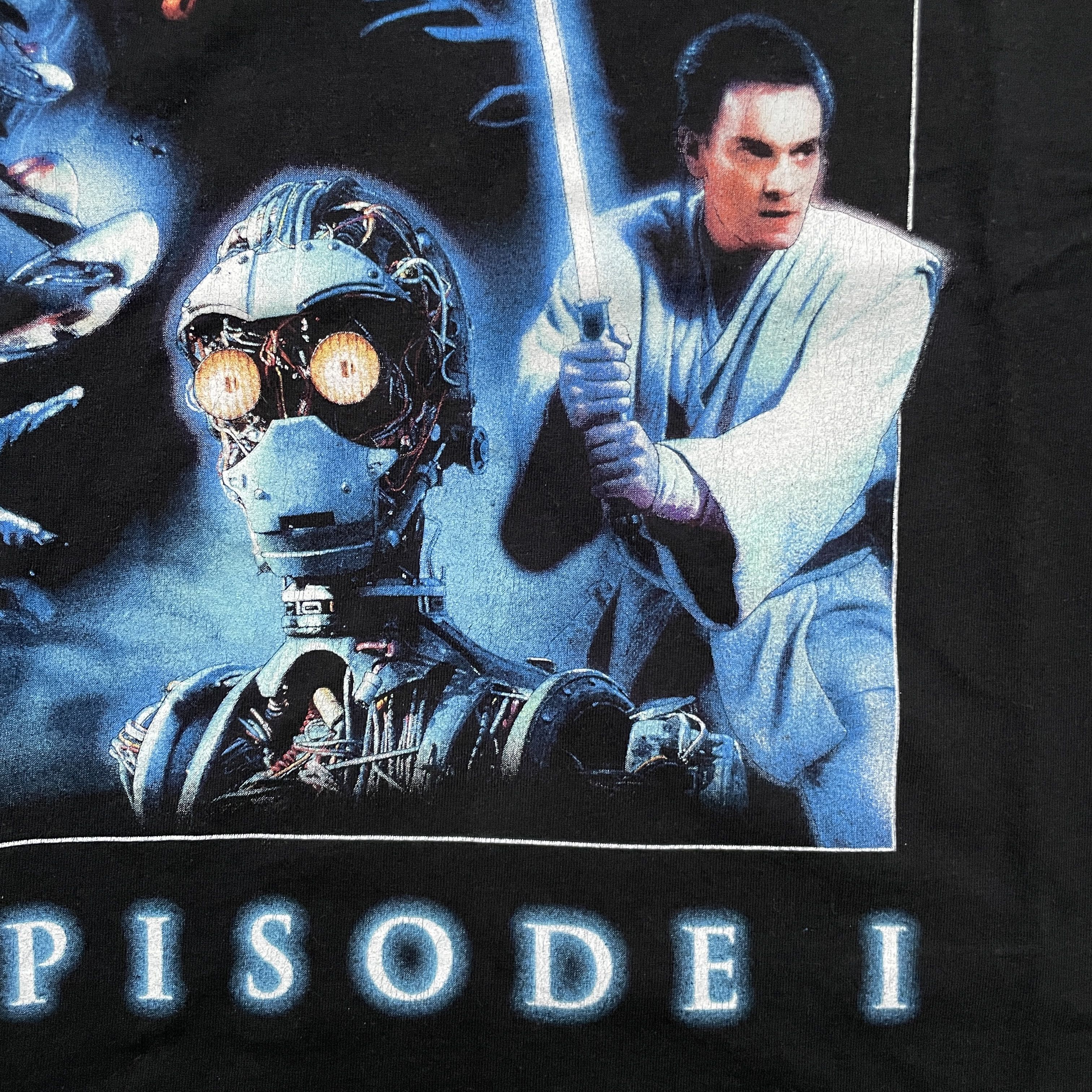 Jerzees Vintage Star Wars Episode I T-shirt Size US XL / EU 56 / 4 - 5 Thumbnail