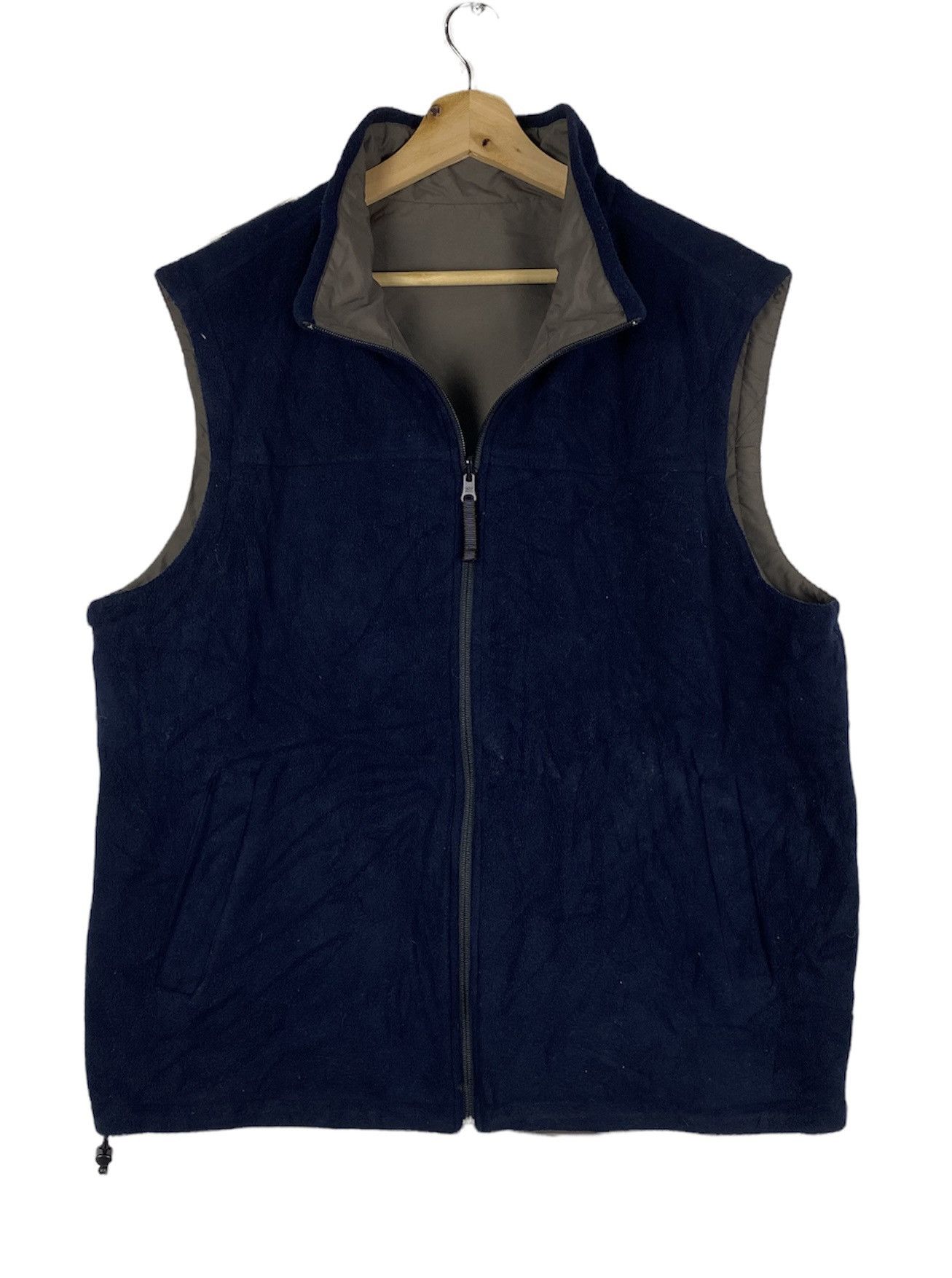 Uniqlo OFFER 🔥 Vintage Uniqlo Reversible Zip Up Vest Size US XL / EU 56 / 4 - 2 Thumbnail