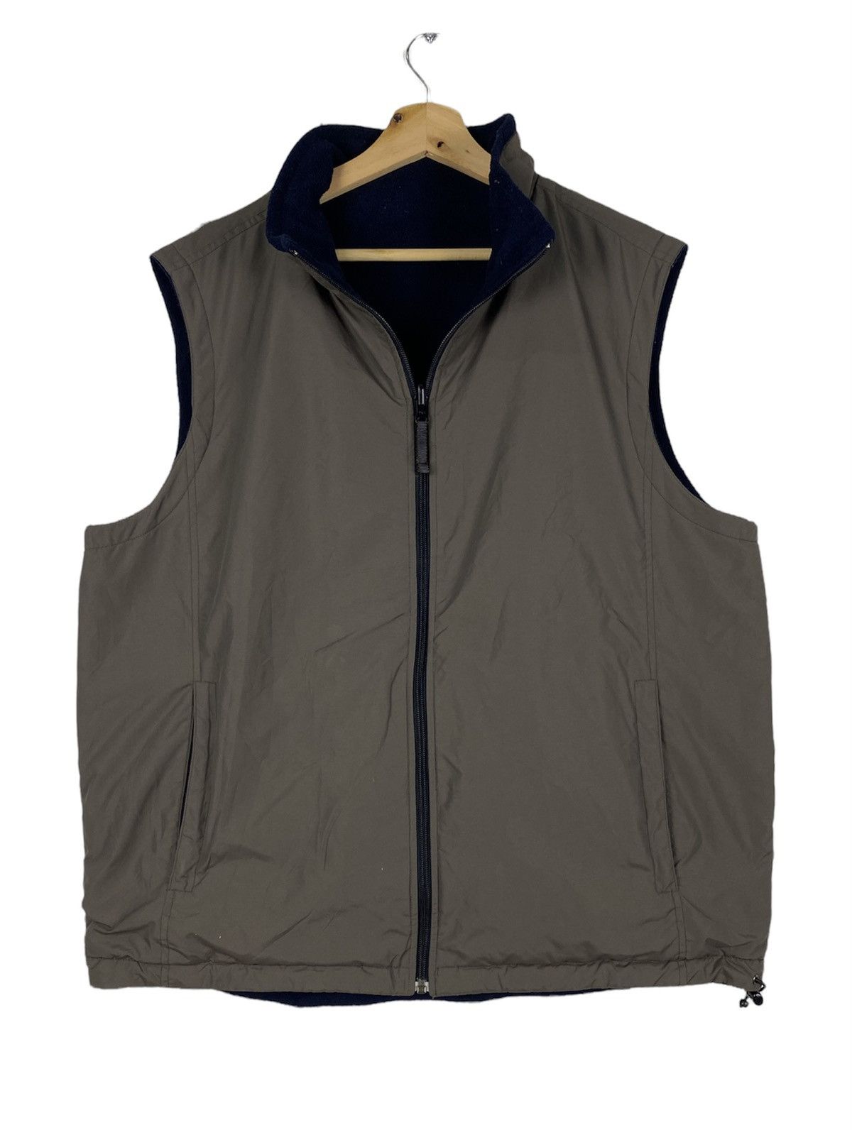 Uniqlo OFFER 🔥 Vintage Uniqlo Reversible Zip Up Vest Size US XL / EU 56 / 4 - 1 Thumbnail