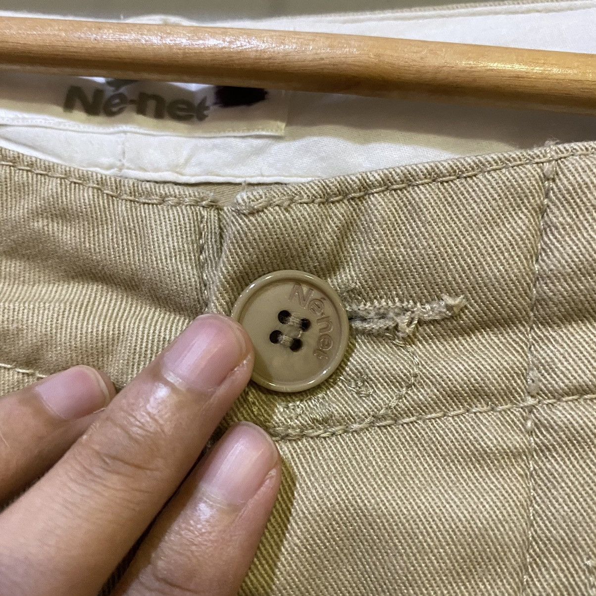 Issey Miyake × Ne-Net × Tsumori Chisato RARE‼️Issey Miyake By Ne-net Monogram Embroidery Casual Pant Size US 34 / EU 50 - 7 Thumbnail