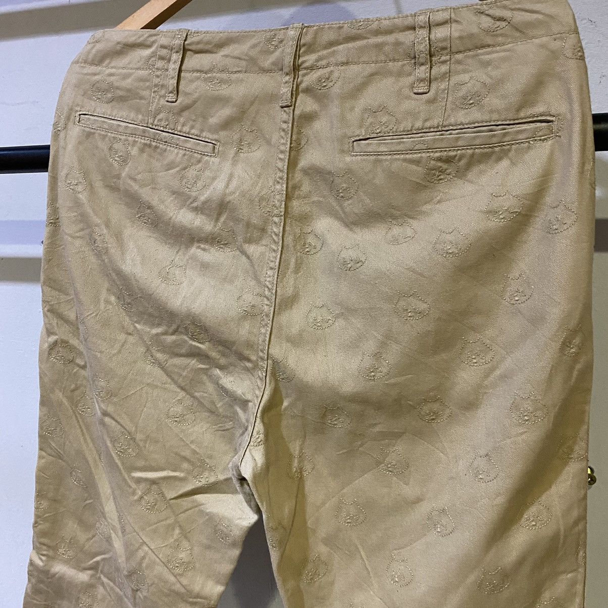 Issey Miyake × Ne-Net × Tsumori Chisato RARE‼️Issey Miyake By Ne-net Monogram Embroidery Casual Pant Size US 34 / EU 50 - 4 Thumbnail