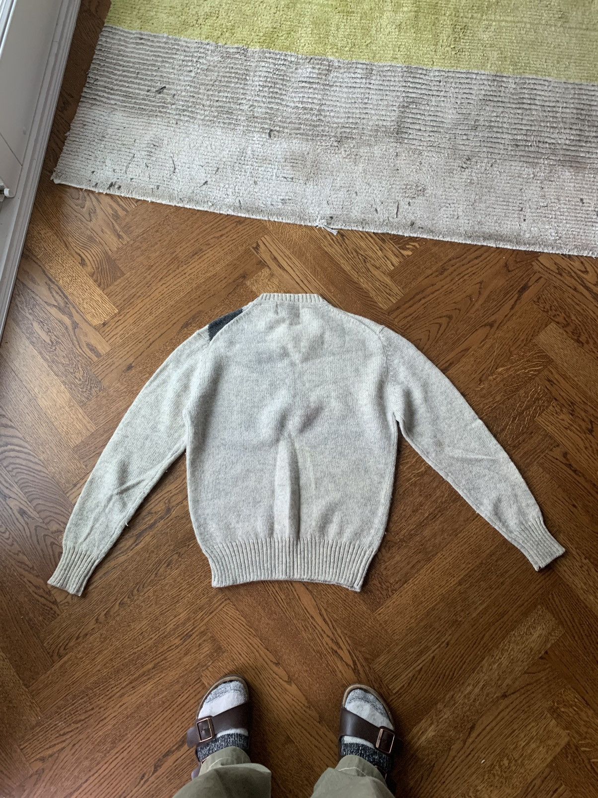 Japanese Brand × Vintage 80s Vintage Wool Sweater ALD Printed Wool Pullover Knit Jump Size US S / EU 44-46 / 1 - 5 Thumbnail