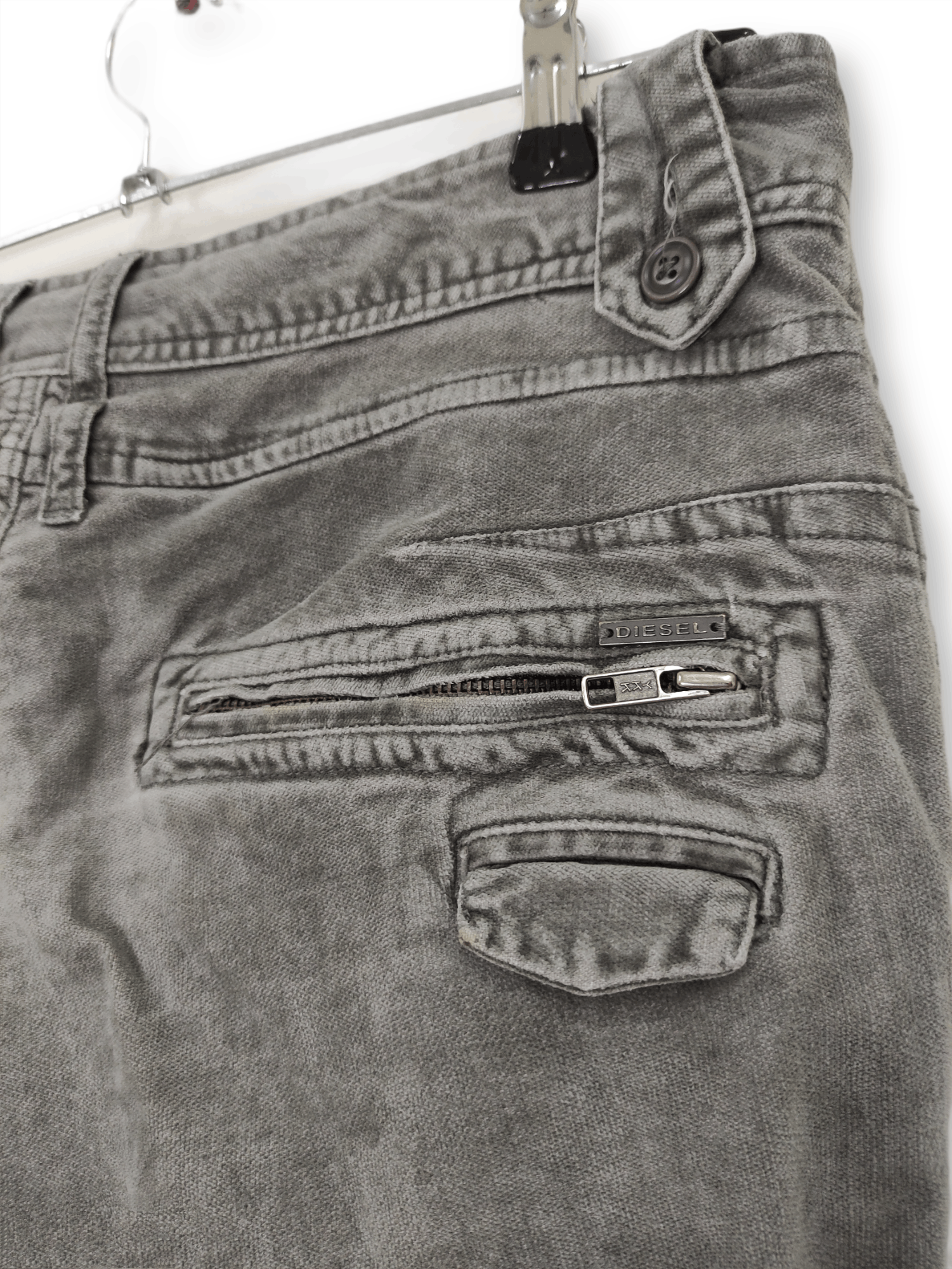 Diesel × Vintage Vintage Diesel Velvet Denim Size US 33 - 5 Thumbnail