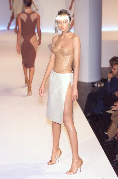 Thierry Mugler Thierry Mugler SS01 Spring 2001 Leather Bustier Archive Size M / US 6-8 / IT 42-44 - 1 Thumbnail