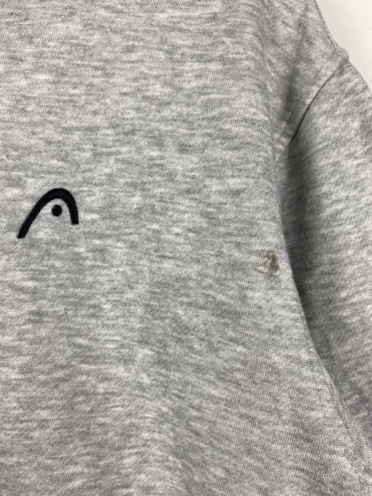 Japanese Brand STEAL 🔥 Vintage Small Logo Embroidered Head Sweatshirt Size US L / EU 52-54 / 3 - 8 Thumbnail