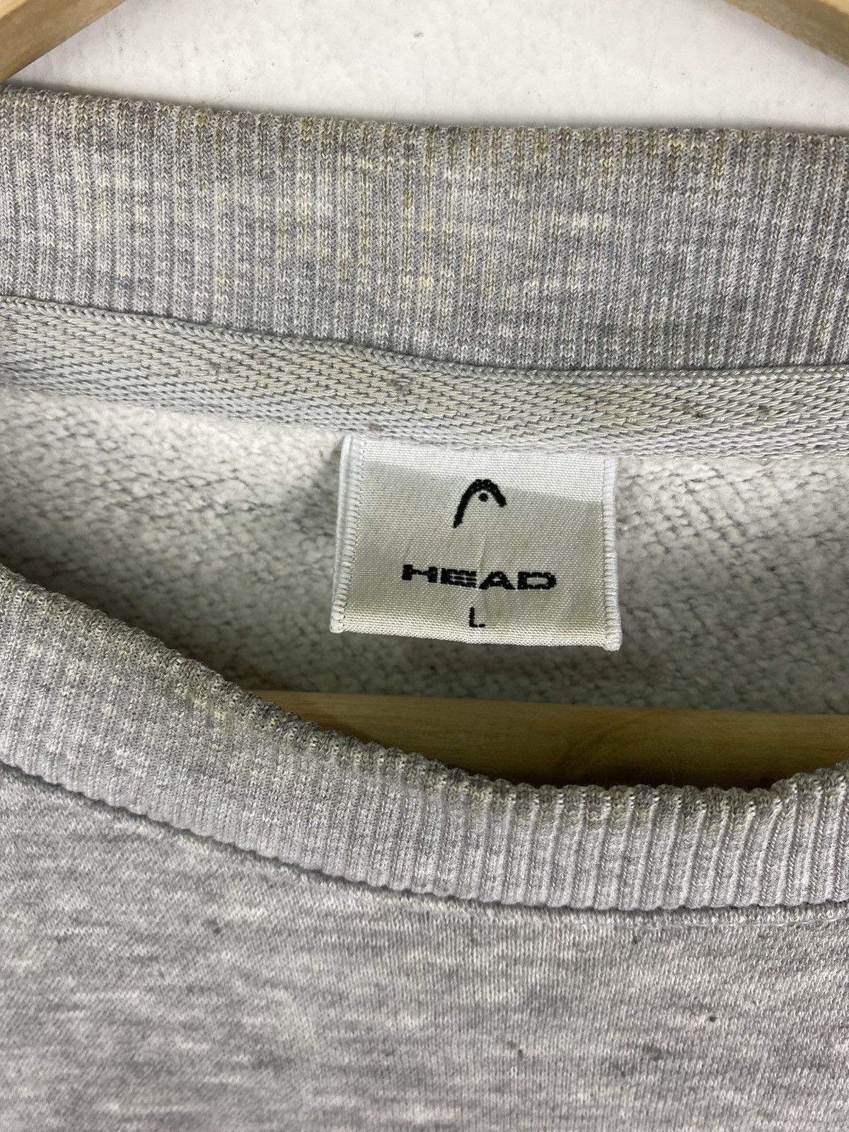 Japanese Brand STEAL 🔥 Vintage Small Logo Embroidered Head Sweatshirt Size US L / EU 52-54 / 3 - 4 Thumbnail