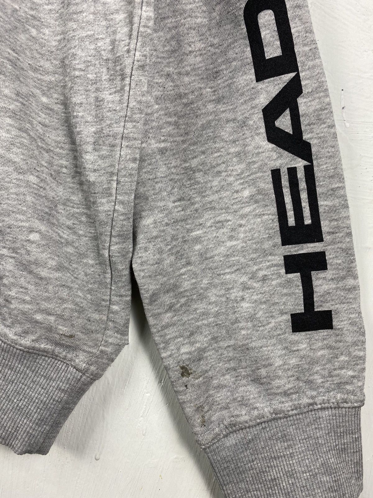 Japanese Brand STEAL 🔥 Vintage Small Logo Embroidered Head Sweatshirt Size US L / EU 52-54 / 3 - 7 Thumbnail
