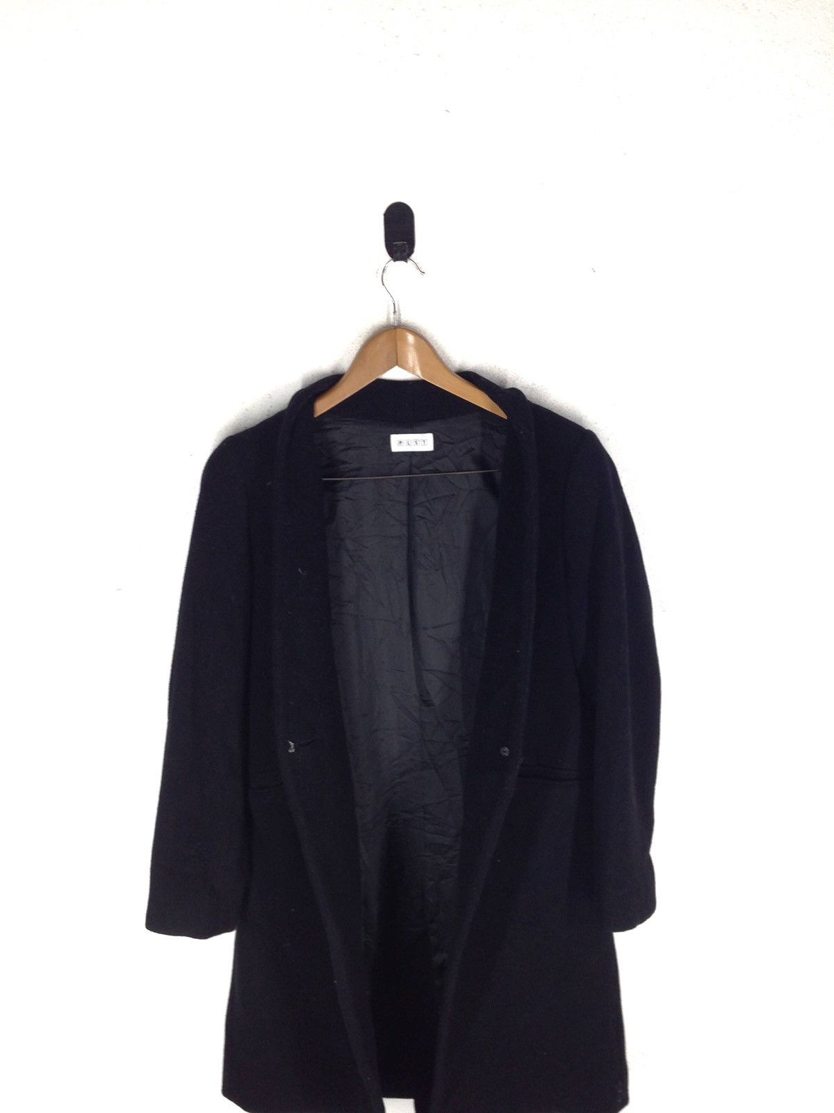 Designer × Japanese Brand PLST Wool Long Jacket Japanese Brand Size US M / EU 48-50 / 2 - 3 Thumbnail