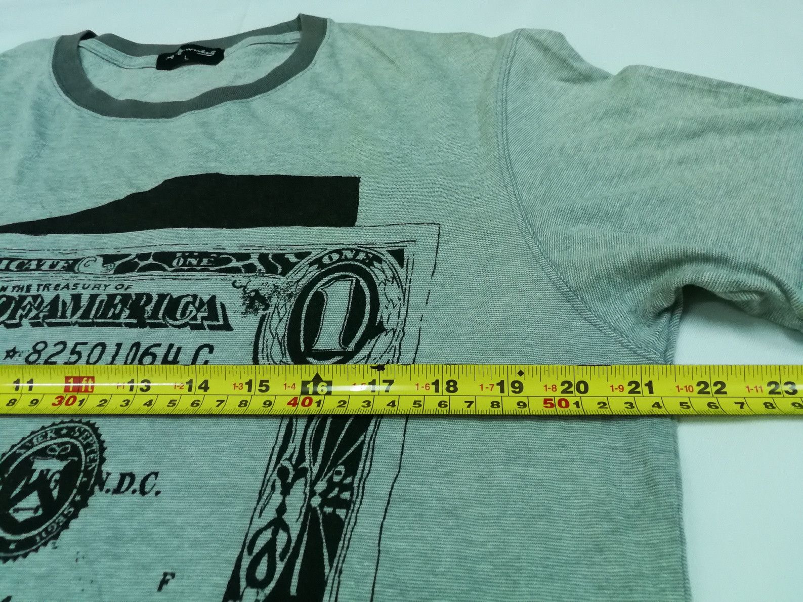 Andy Warhol ANDY WARHOL Big Logo One Dollar Money Art Tee Size US L / EU 52-54 / 3 - 5 Thumbnail