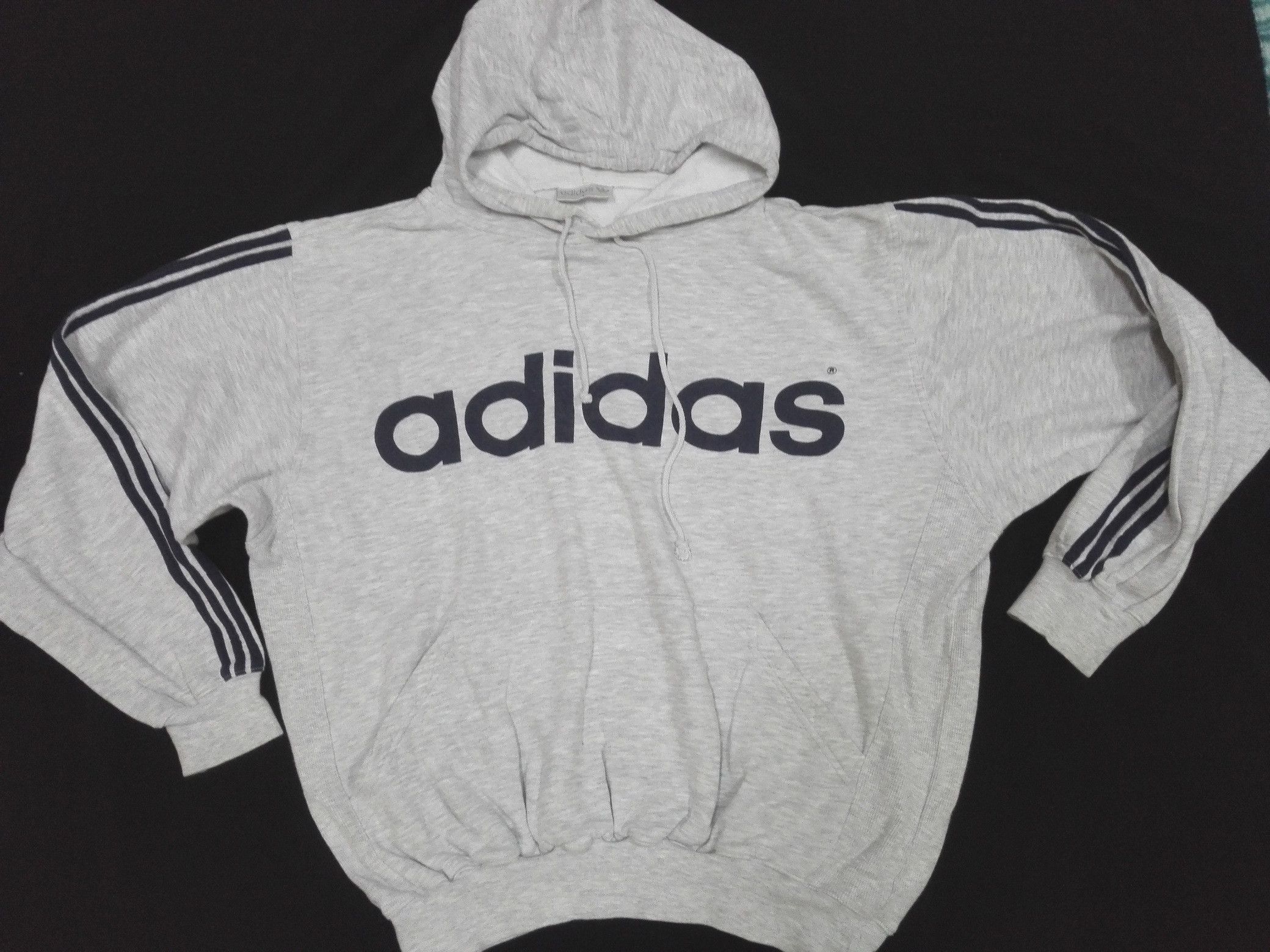 Vintage 90s ADIDAS TREFOIL HOODIE SWEATSHIRT