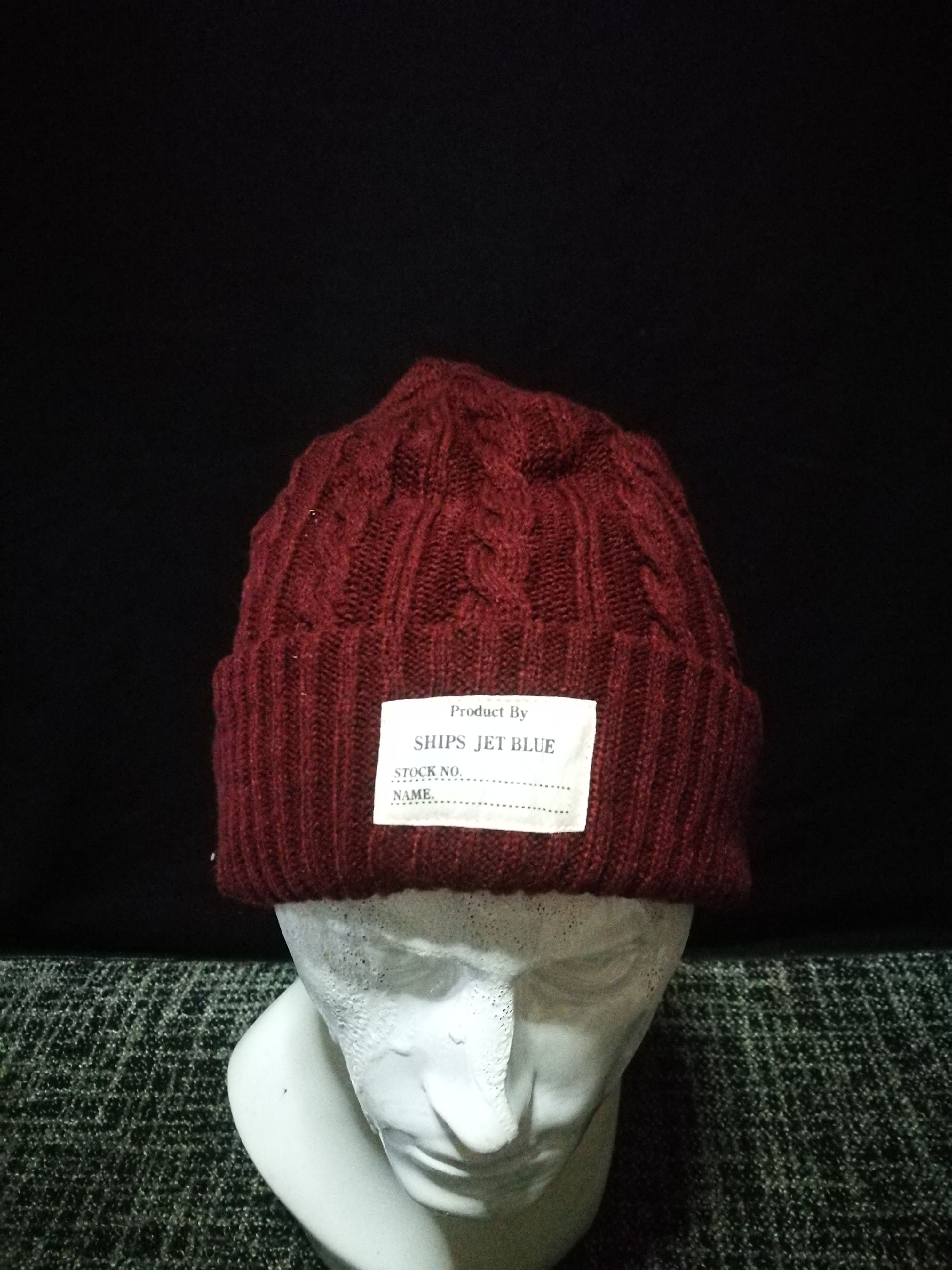 SHIPS × Ships Jet Blue Ships Japan Beanie Hat Size ONE SIZE - 1 Thumbnail