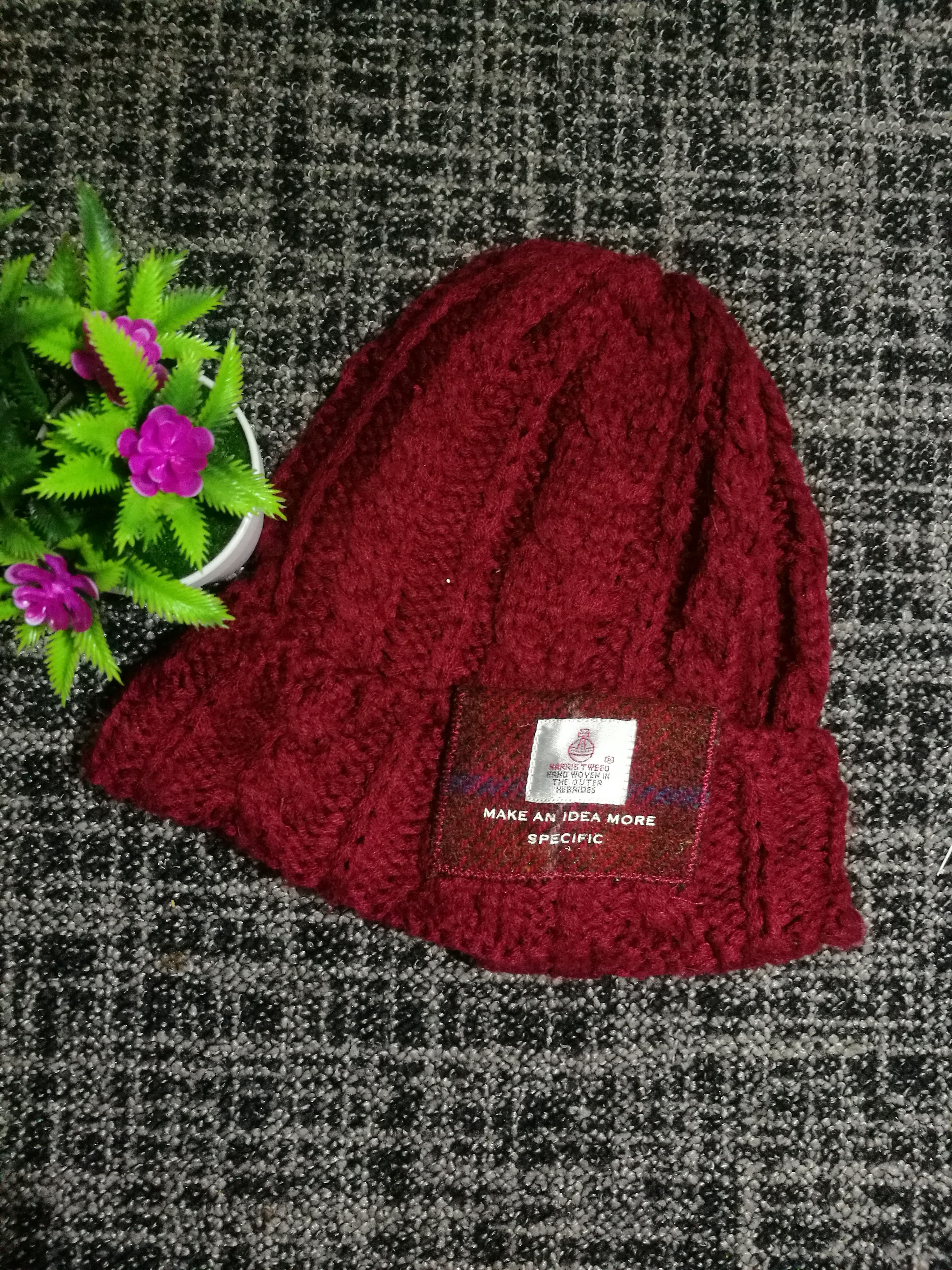 Harris Tweed Harris Tweed beanie / snow cap / hat Size ONE SIZE - 1 Thumbnail