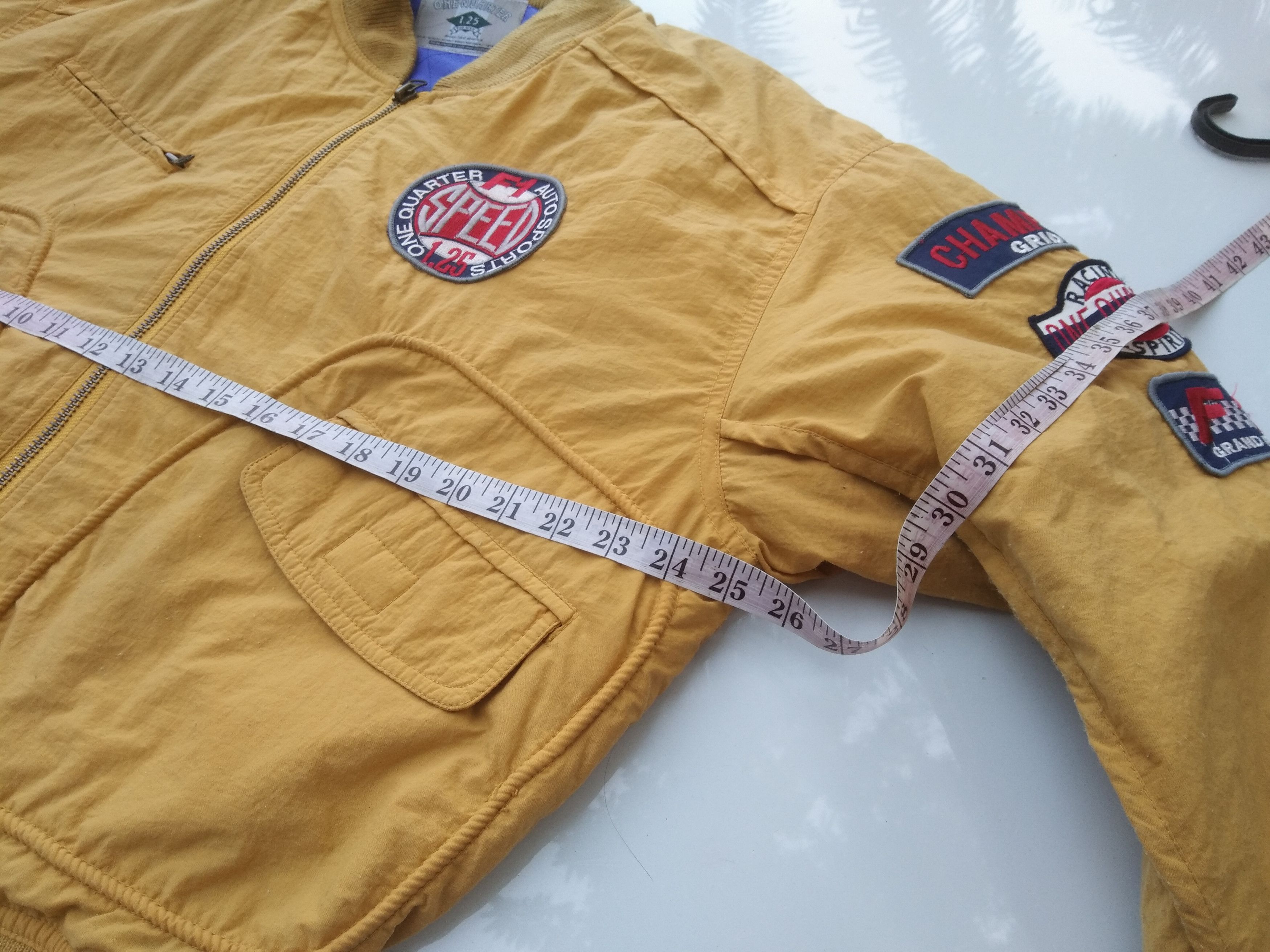 Japanese Brand × Vintage ONE QUARTER F1 AUTO SPORT JACKET Size US L / EU 52-54 / 3 - 18 Thumbnail