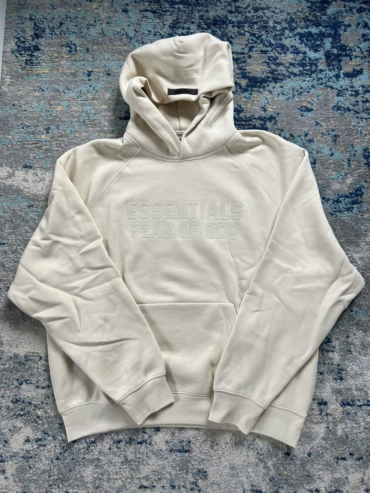 Fear of God 💥 Fear Of God Essentials Hoodie Egg shell Grailed