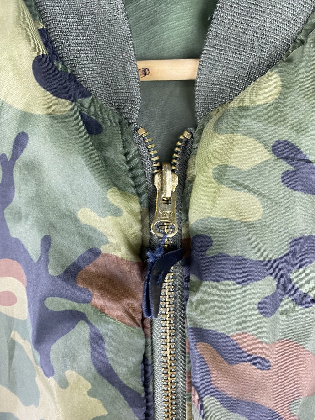 Other Vintage Puremind Camo Riversable Zip Up Bomber Jacket Size US L / EU 52-54 / 3 - 7 Thumbnail