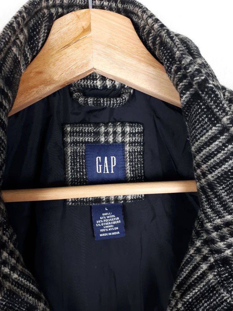 Gap × Japanese Brand × Vintage Vintage Gap Striped Zipper Button Up Jacket Size US S / EU 44-46 / 1 - 7 Thumbnail
