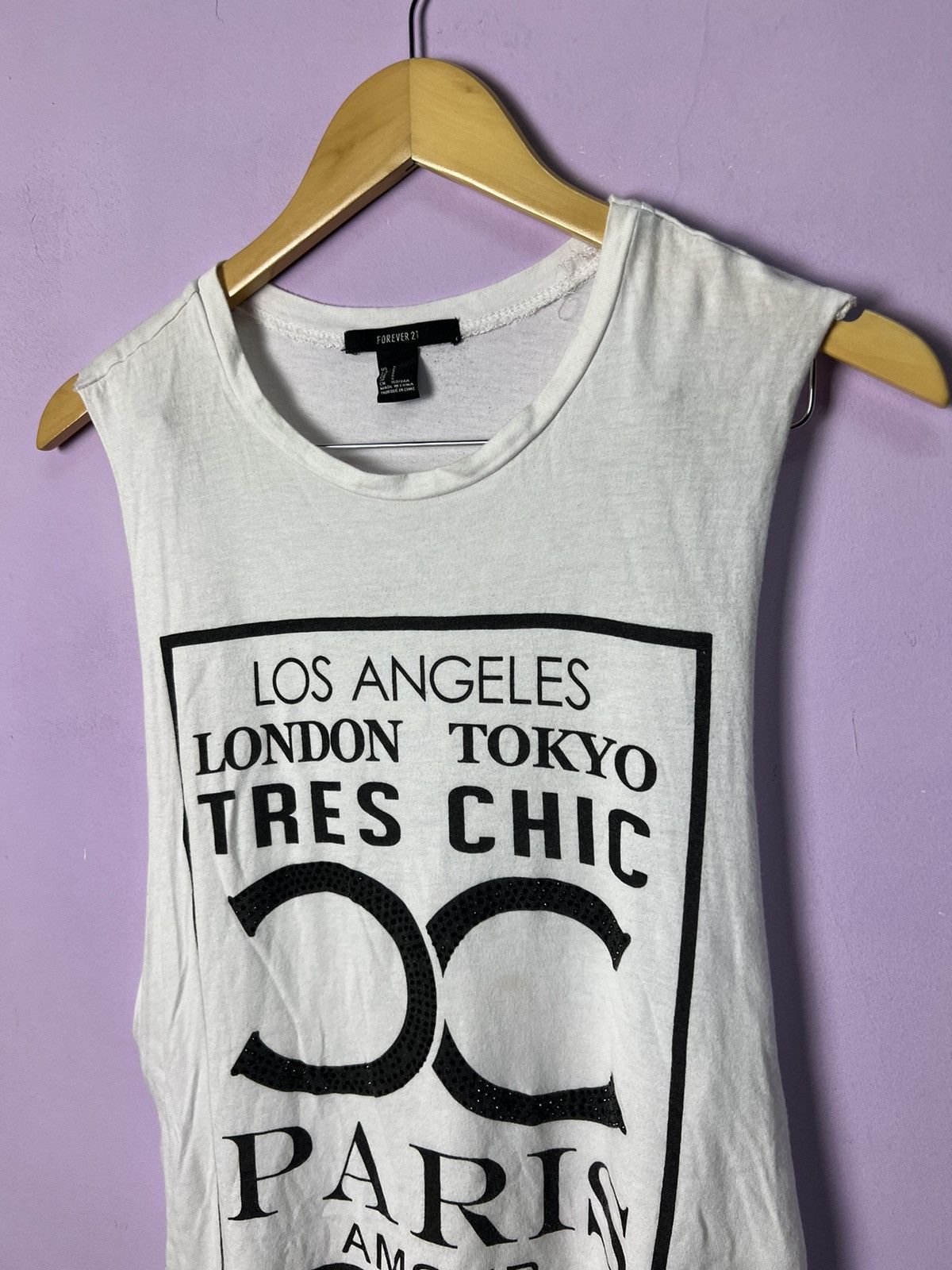 Forever 21 🔥Forever 21 Paris Amour Tank Tops Size S / US 4 / IT 40 - 4 Thumbnail