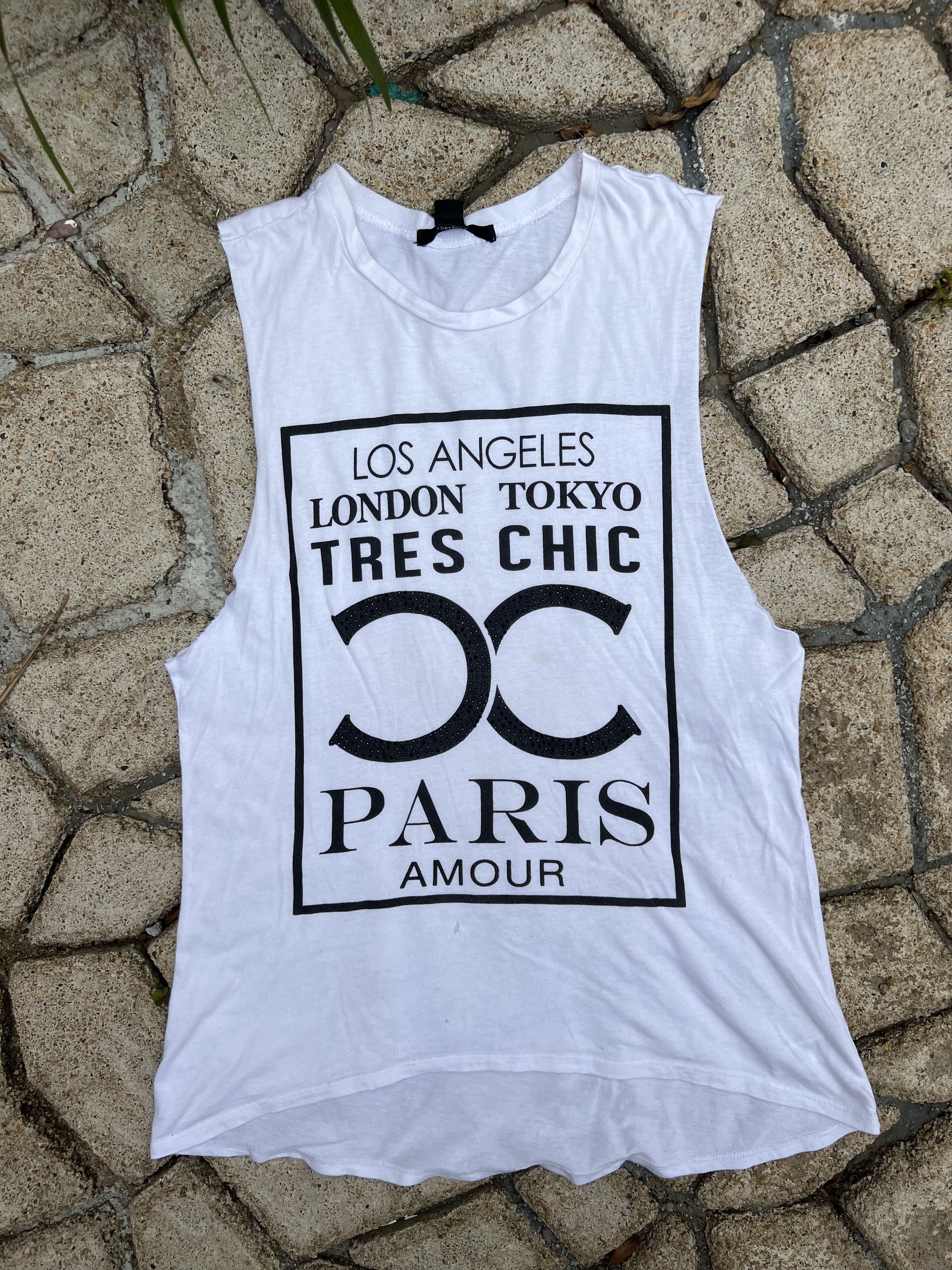 Forever 21 🔥Forever 21 Paris Amour Tank Tops Size S / US 4 / IT 40 - 11 Thumbnail