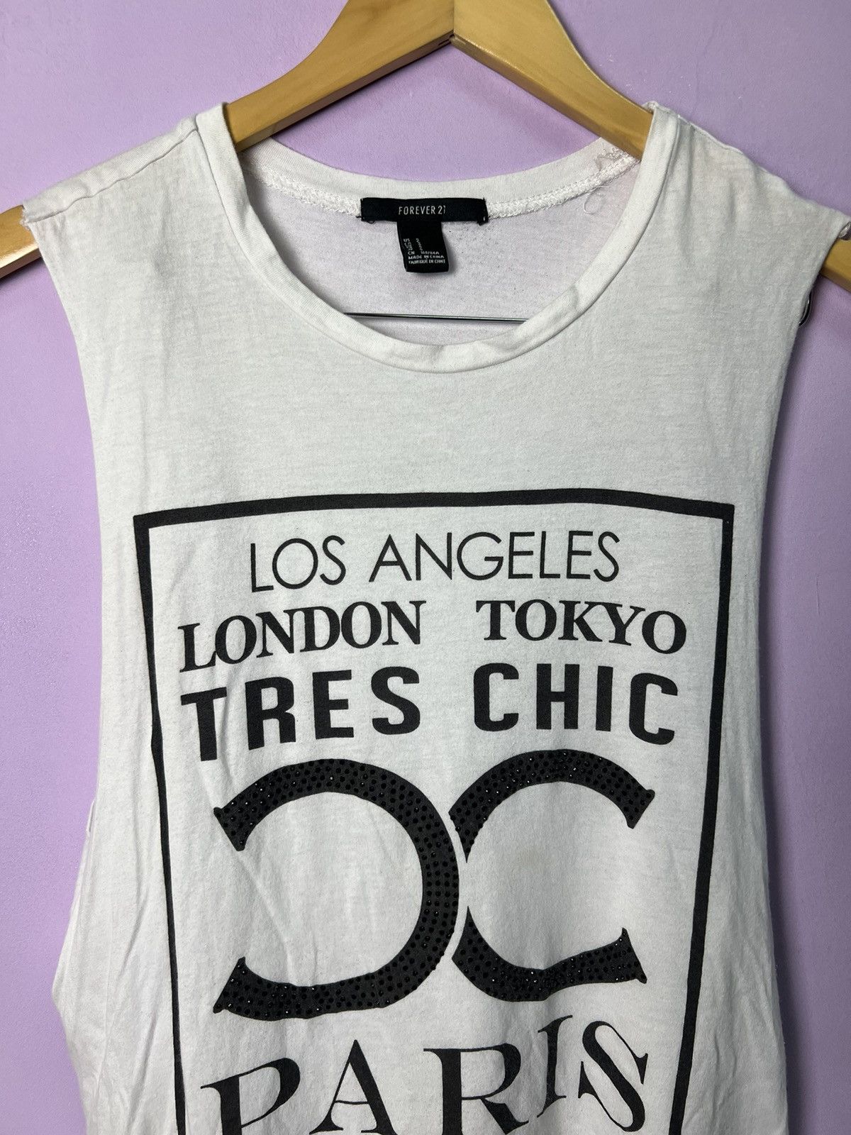 Forever 21 🔥Forever 21 Paris Amour Tank Tops Size S / US 4 / IT 40 - 5 Thumbnail