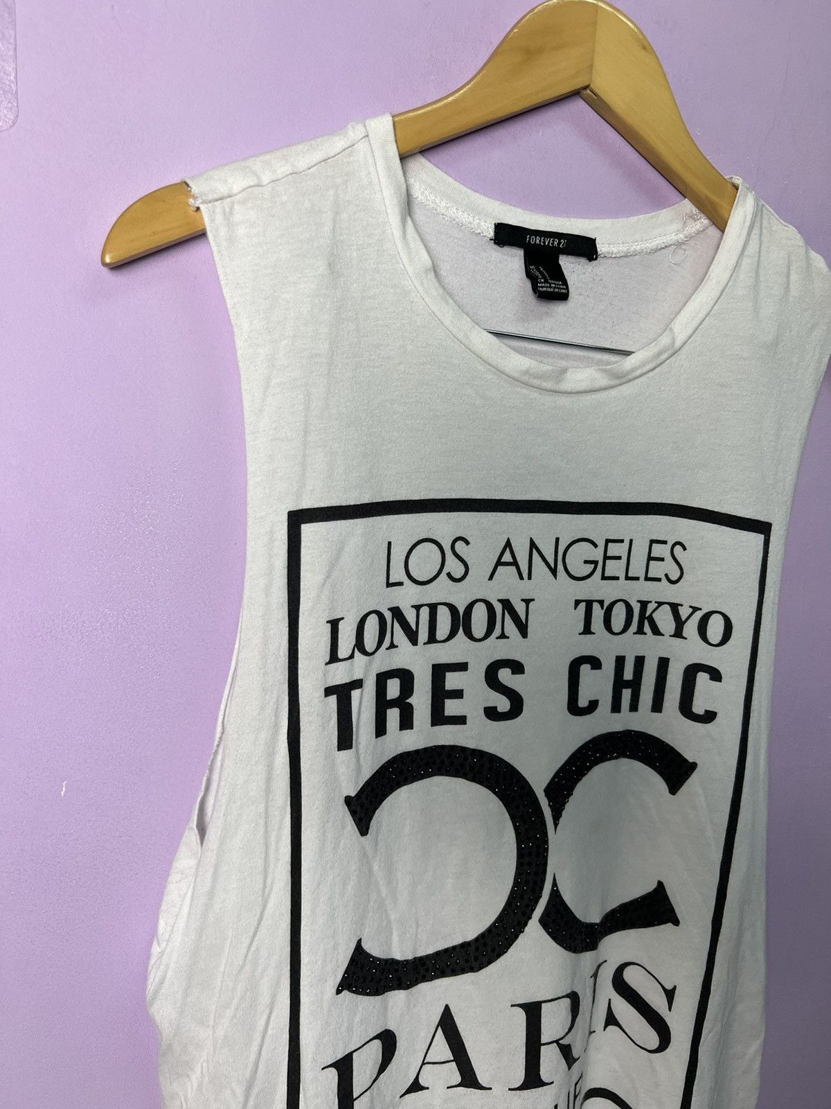 Forever 21 🔥Forever 21 Paris Amour Tank Tops Size S / US 4 / IT 40 - 3 Thumbnail