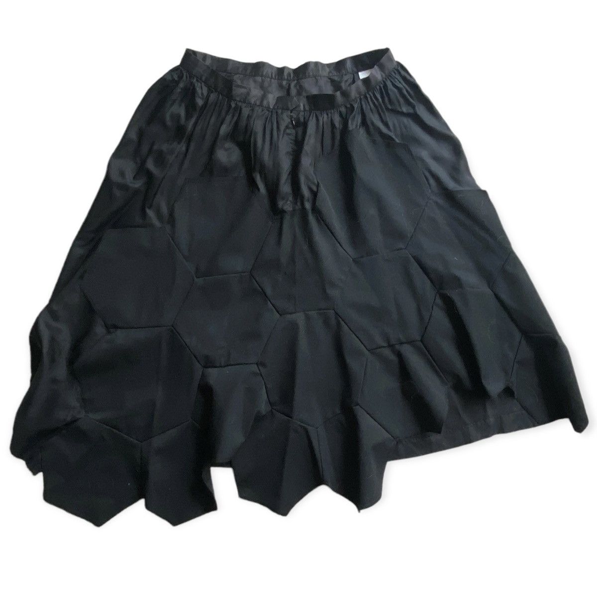 image of Comme Des Garcons Ss09 Hexagonal Cutt Skirt in Black, Women's (Size 31)