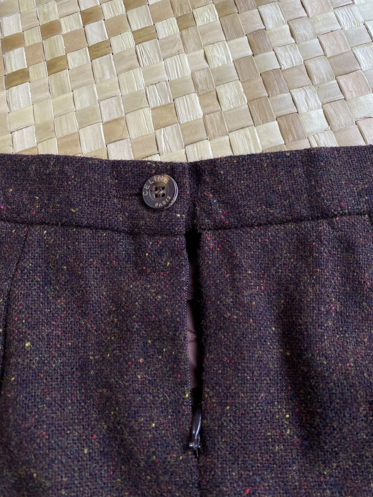 Celine STEAL 🔥 Vintage Celine Trema JC Wool Skirts Size 28" / US 6 / IT 42 - 3 Thumbnail