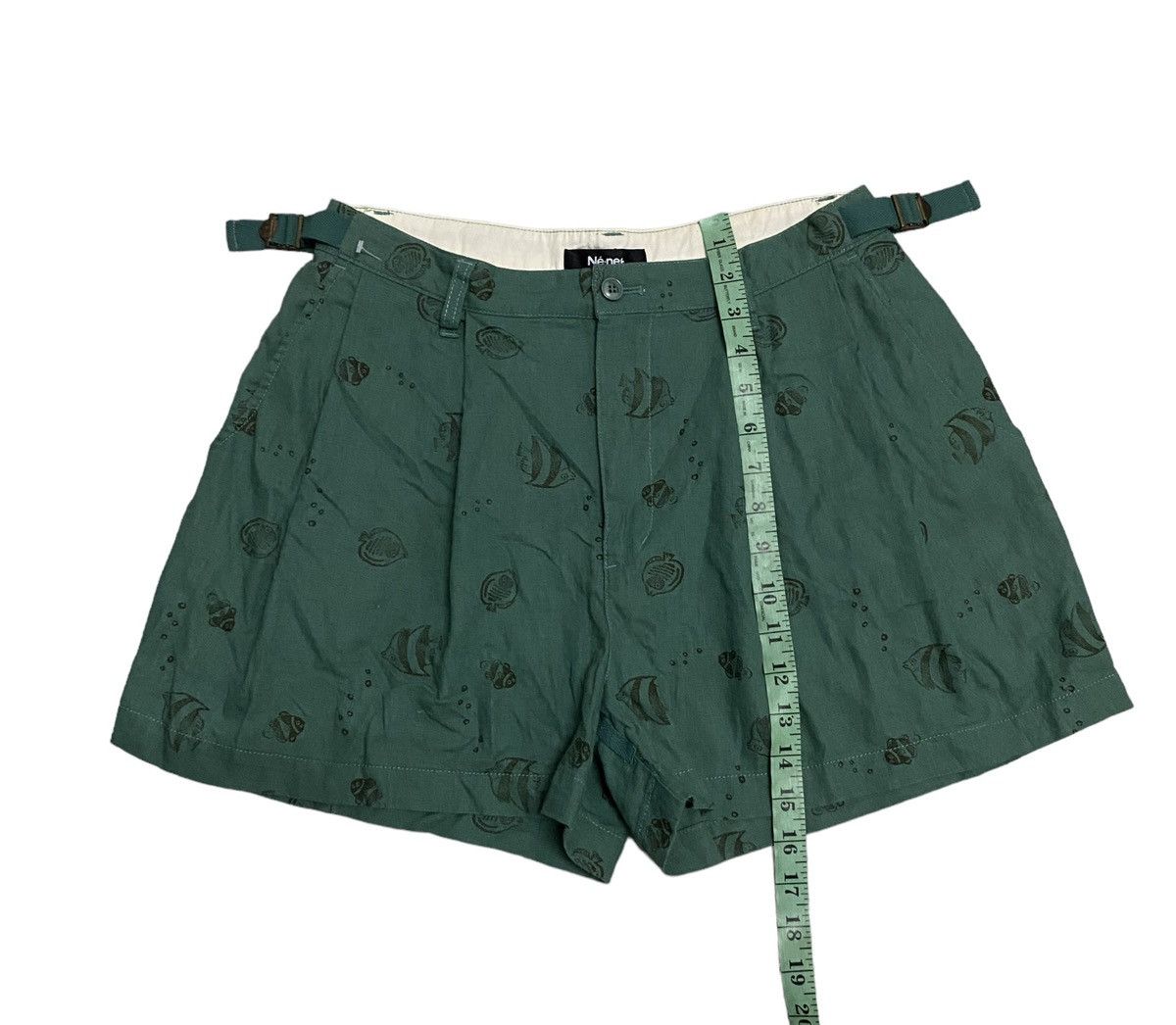 Issey Miyake × Japanese Brand × Vintage Vintage Ne-Net Issey Miyake Fullprint shortpant Size 26" / US 2 / IT 38 - 10 Thumbnail