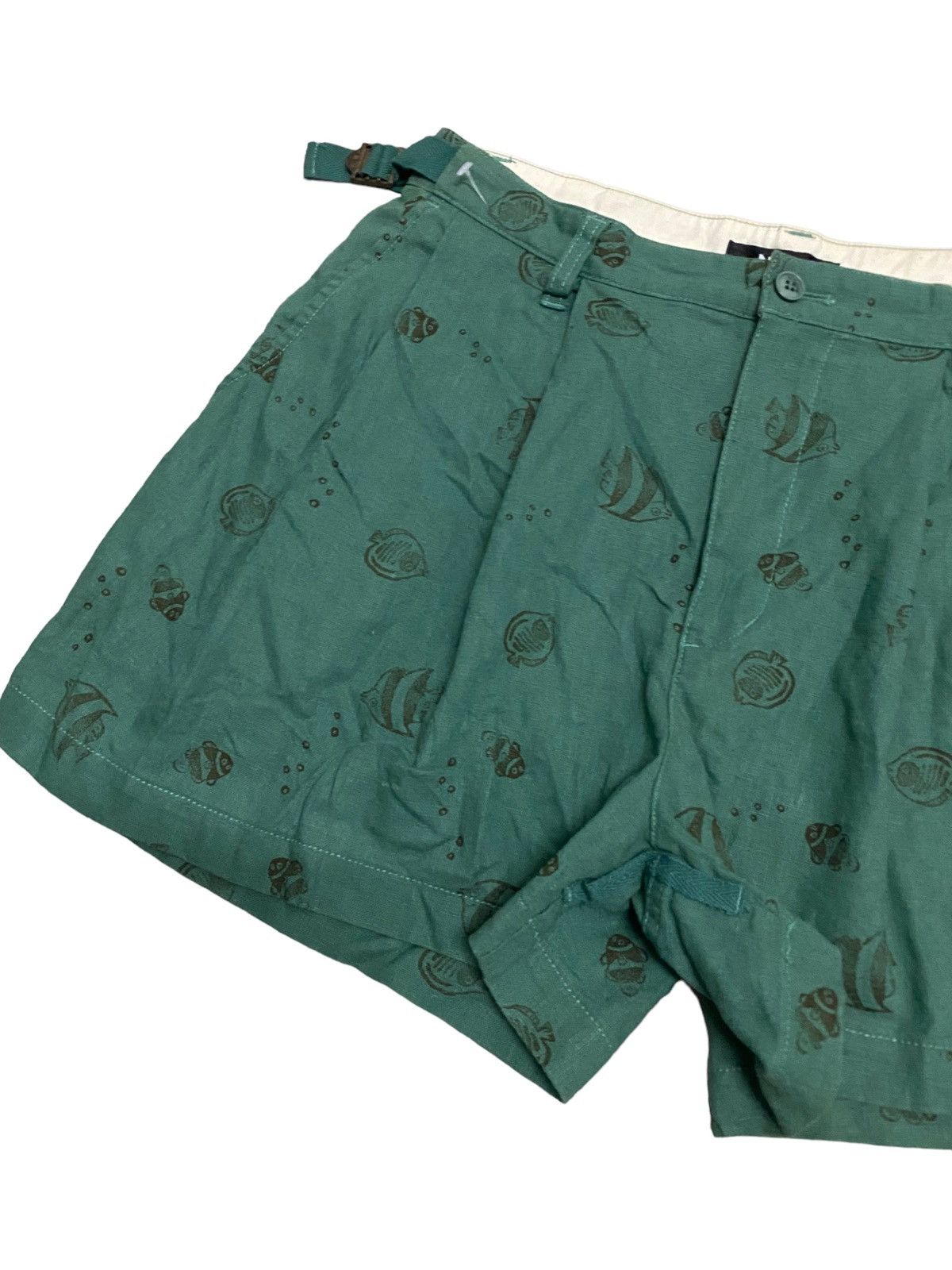 Issey Miyake × Japanese Brand × Vintage Vintage Ne-Net Issey Miyake Fullprint shortpant Size 26" / US 2 / IT 38 - 3 Thumbnail