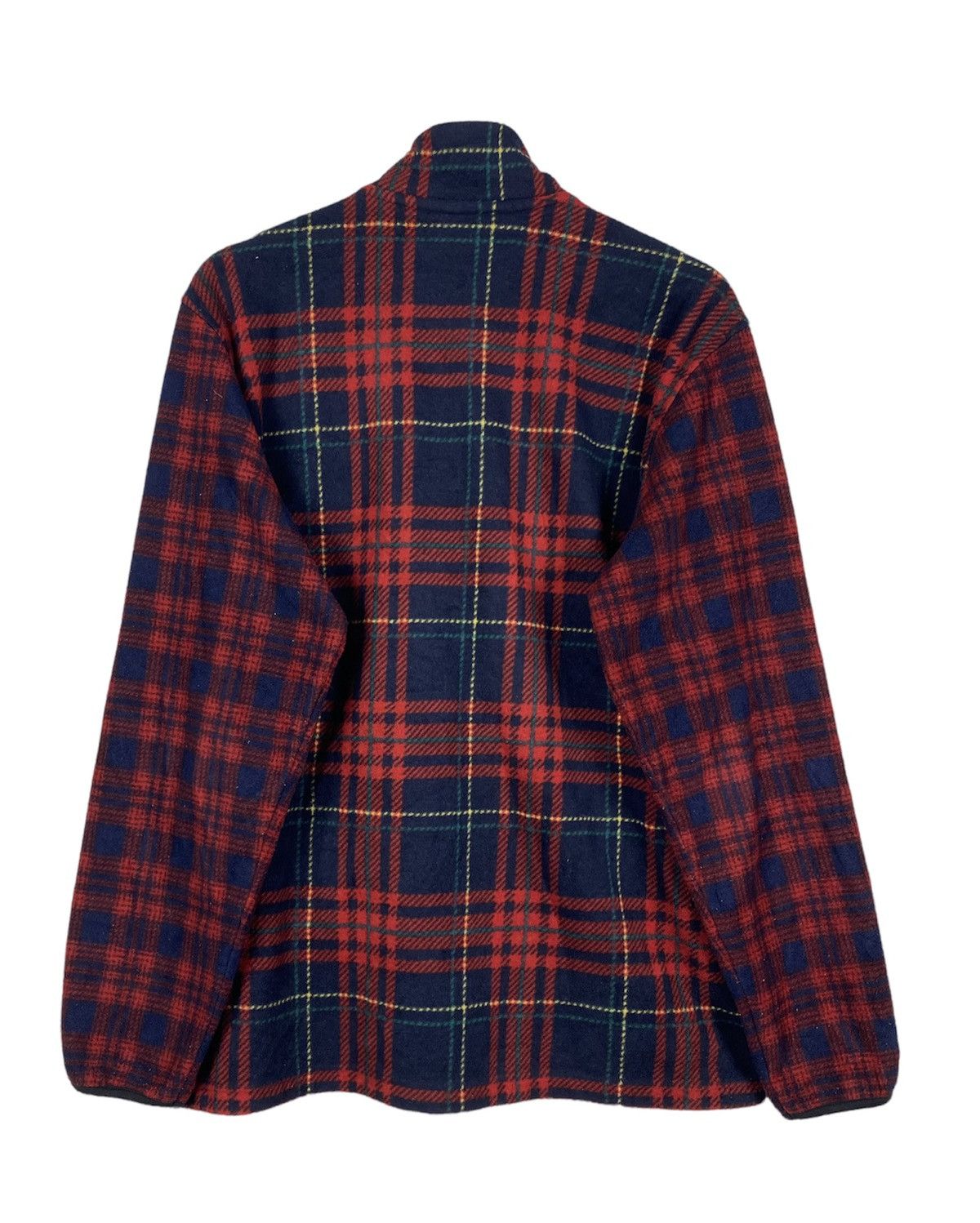 Japanese Brand OFFER 🔥 Vintage Fleece Checkered Sweater Jacket By Uniqlo Size US XL / EU 56 / 4 - 6 Thumbnail