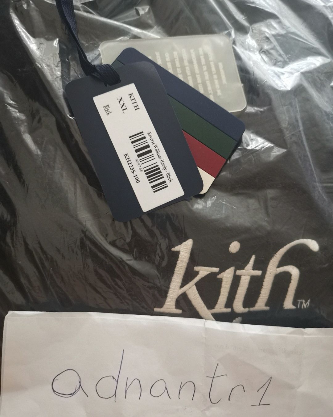 Kith Kith Reverse Williams Hoodie - Black Size US XXL / EU 58 / 5 - 3 Thumbnail