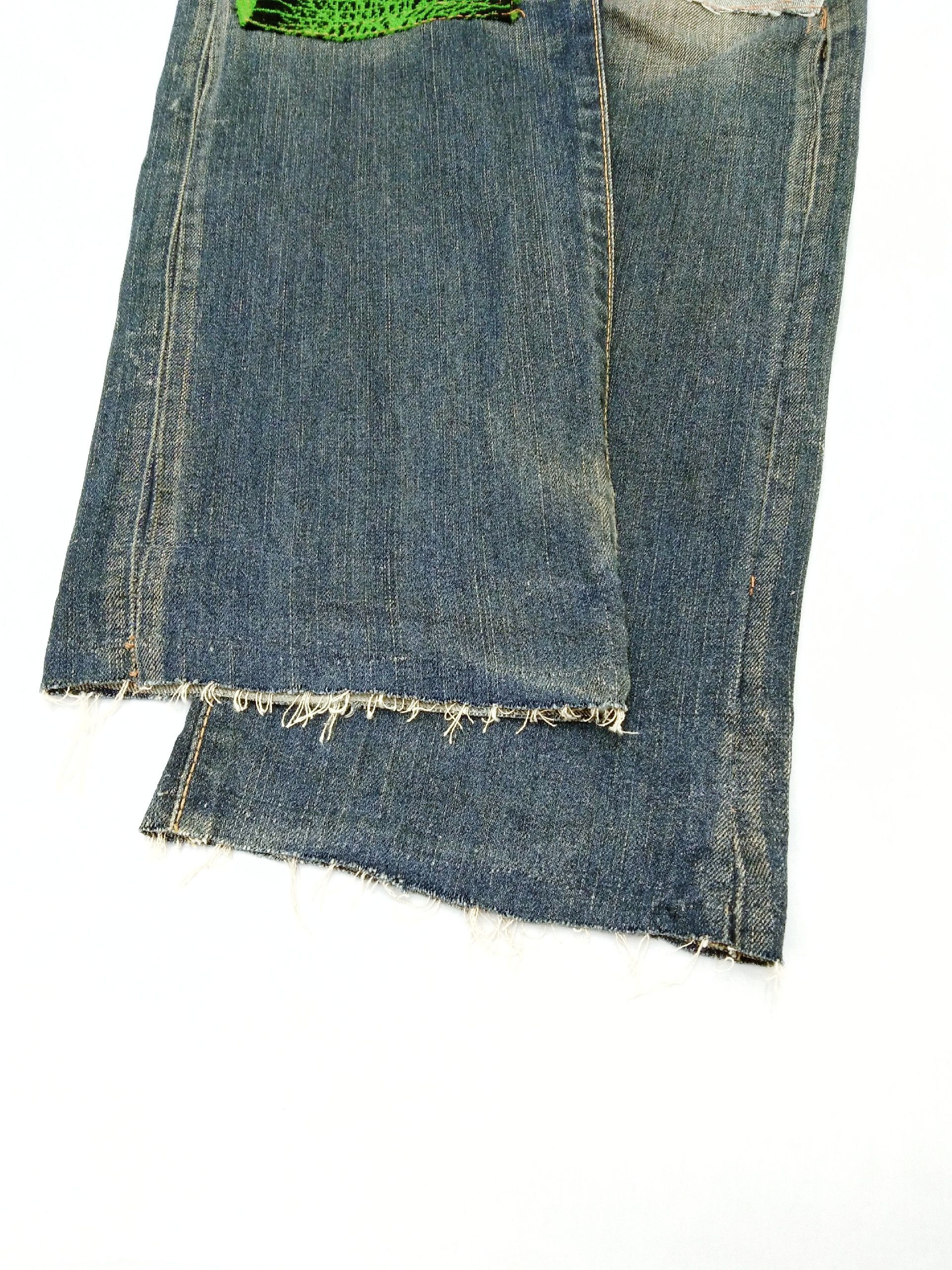 Levi's Vintage Levi's 505 Custom Patchwork Denim Jeans 34x32 Size US 34 / EU 50 - 8 Thumbnail