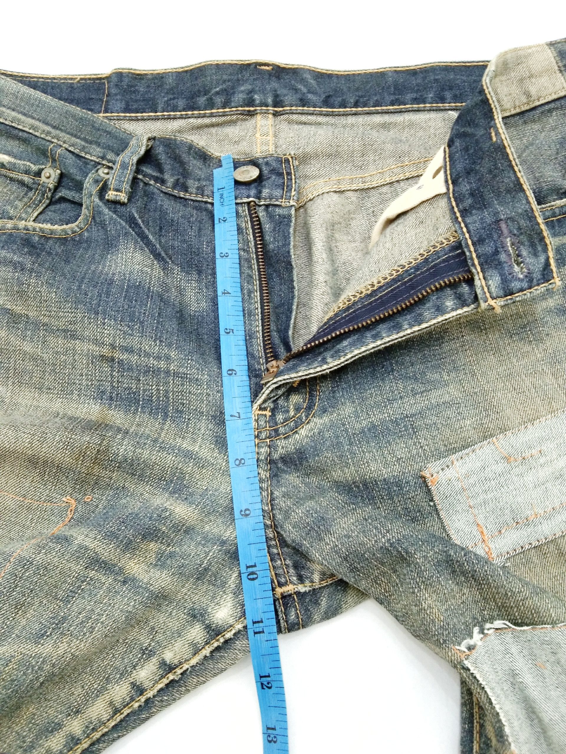 Levi's Vintage Levi's 505 Custom Patchwork Denim Jeans 34x32 Size US 34 / EU 50 - 11 Thumbnail