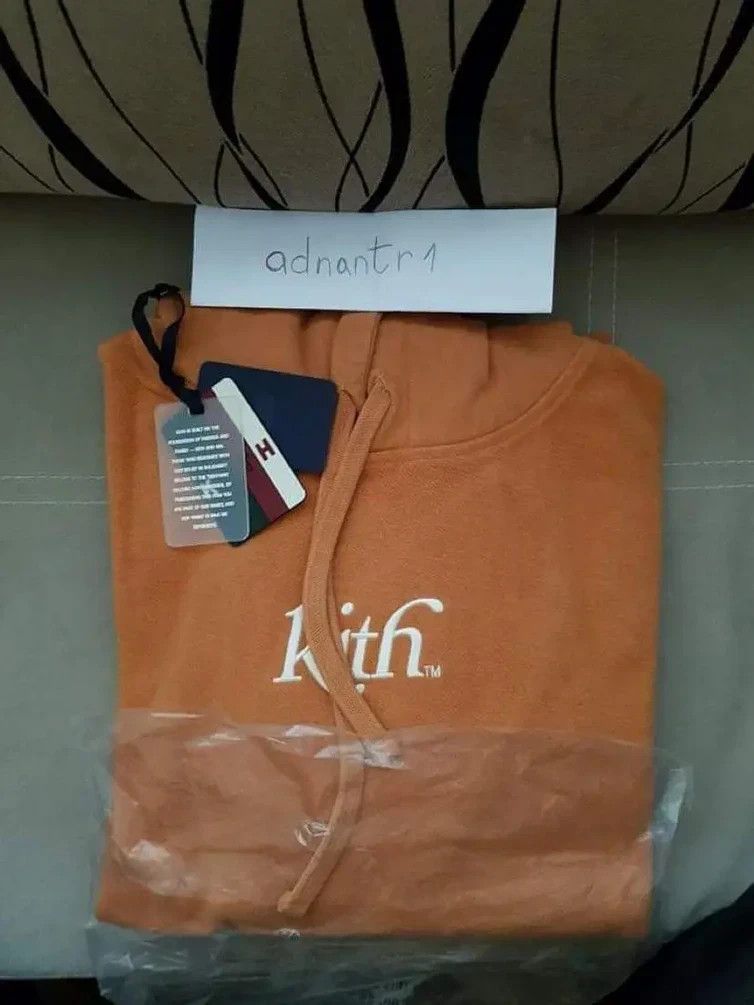 Image of Kith Reverse Williams Hoodie - Burnt Umber, Men's (Size 2XL)