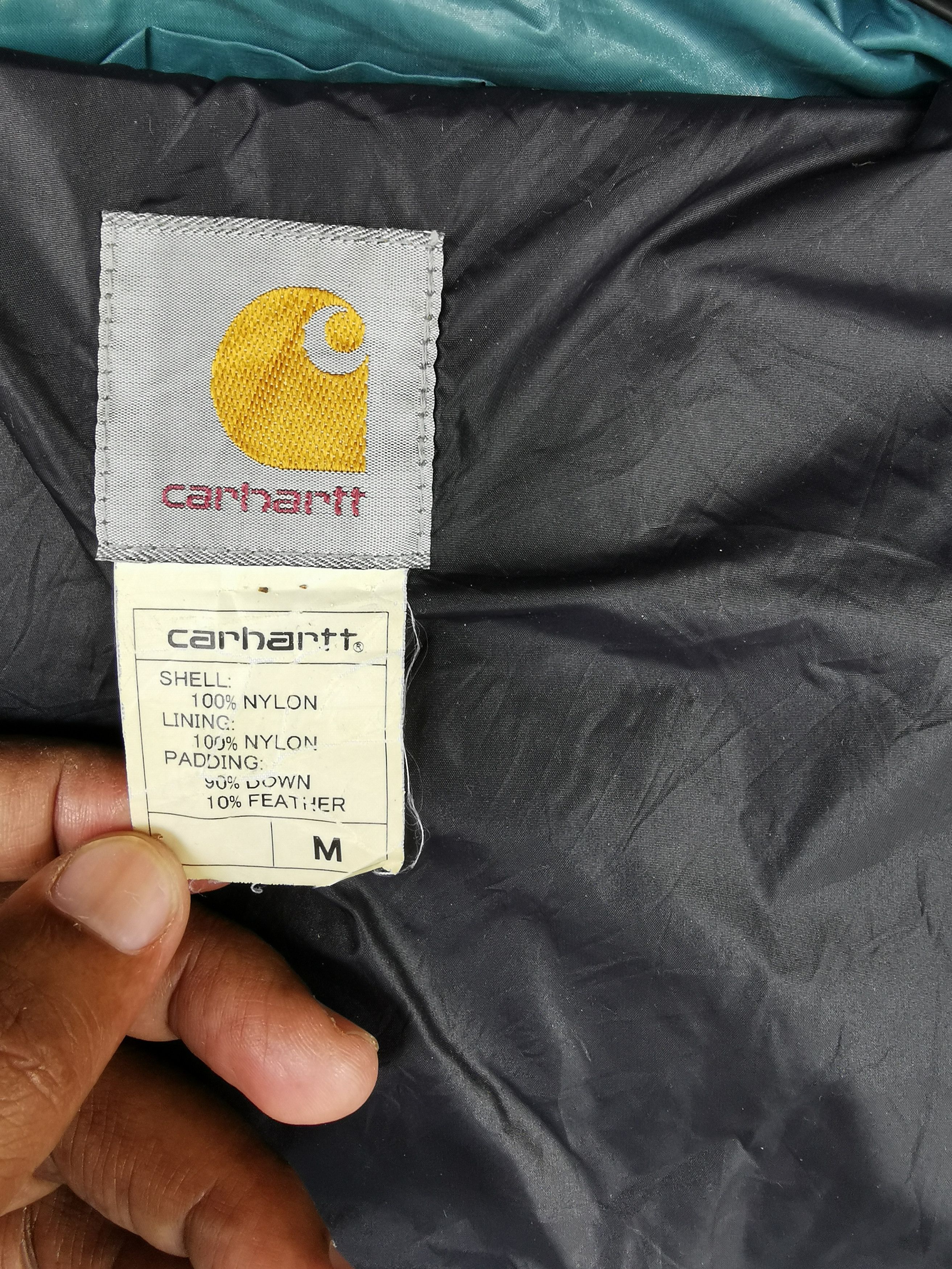 Carhartt 🔥Carhatt Green Puffer Down Fur Jacket🔥 Size US M / EU 48-50 / 2 - 7 Thumbnail