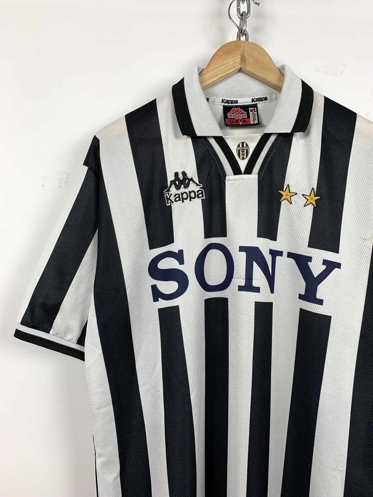 Kappa × Vintage 1995-96 Vintage Kappa Juventus Vieri #15 Home Soccer Jersey Size US XL / EU 56 / 4 - 3 Thumbnail