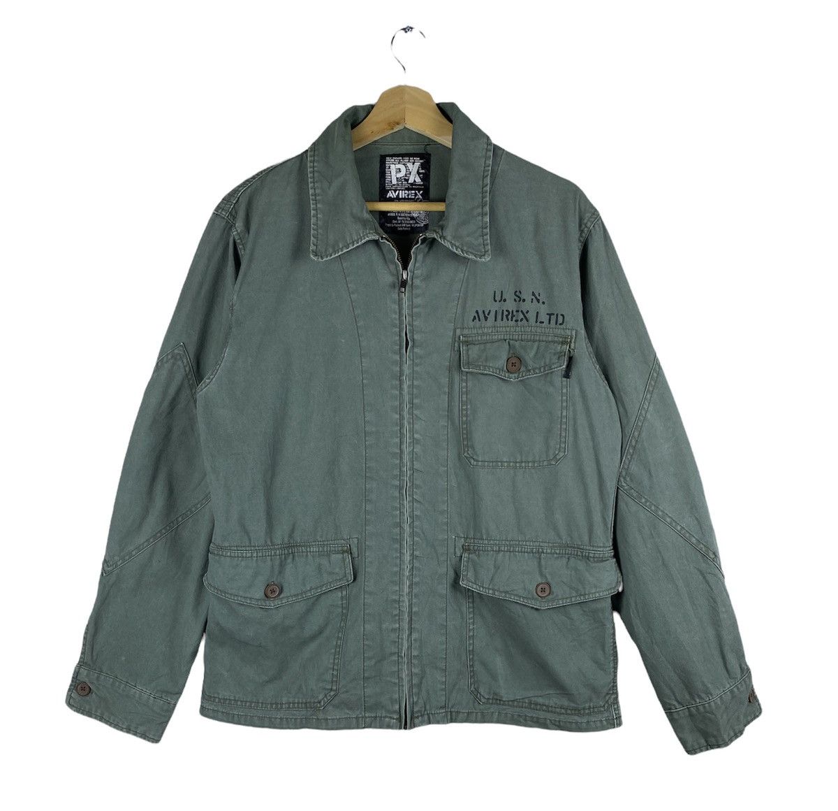 Avirex OFFER 🔥 Vintage AVIREX Field Coat Tactical Utilities Jacket Size US L / EU 52-54 / 3 - 1 Thumbnail