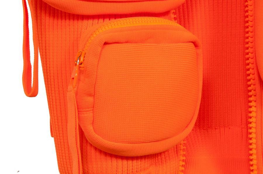 Louis Vuitton LV SS 2019 Runway Ribbed Utility Gilet Vest Orange Virgil Size US S / EU 44-46 / 1 - 9 Thumbnail