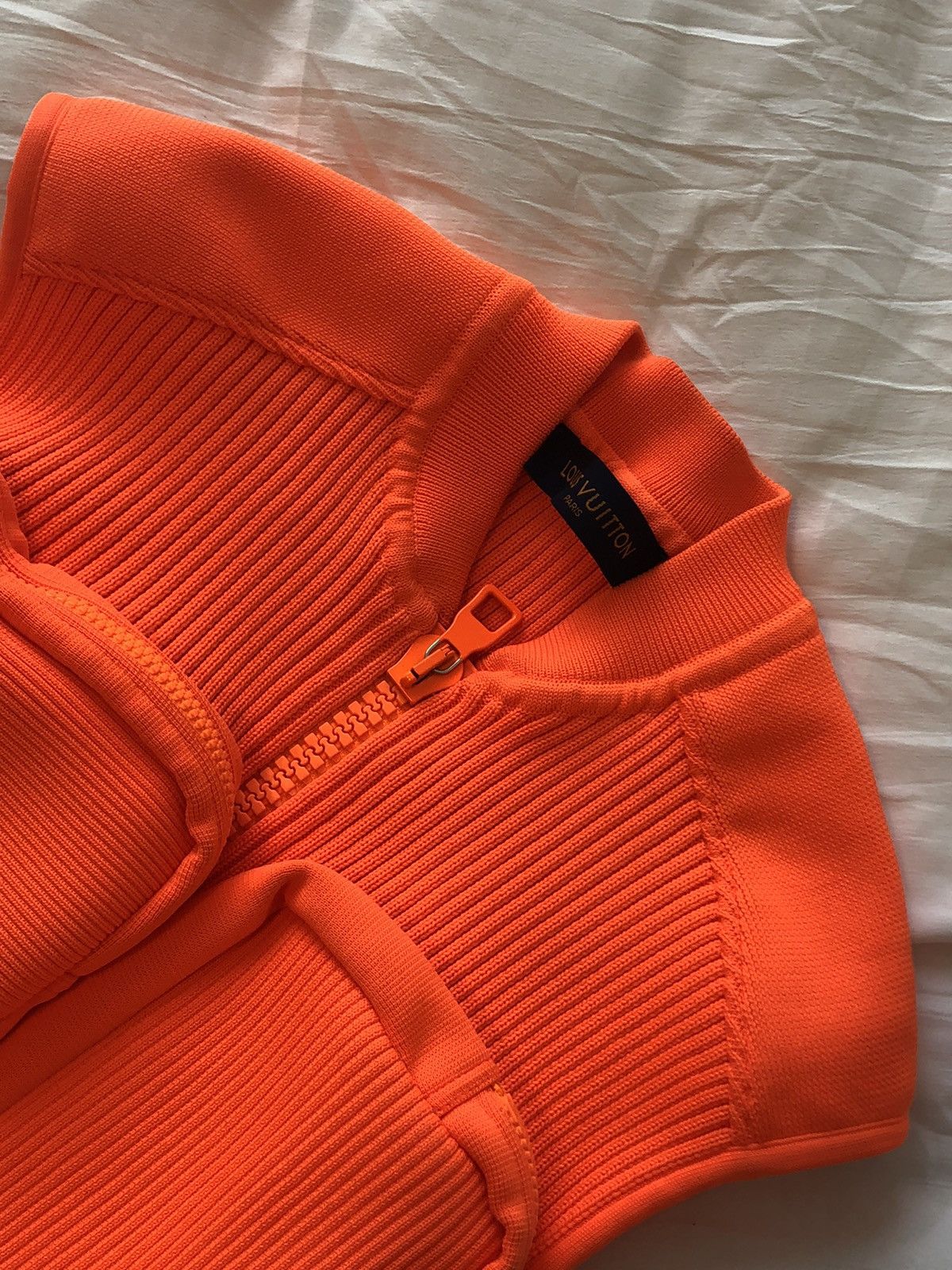 Louis Vuitton LV SS 2019 Runway Ribbed Utility Gilet Vest Orange Virgil Size US S / EU 44-46 / 1 - 16 Thumbnail