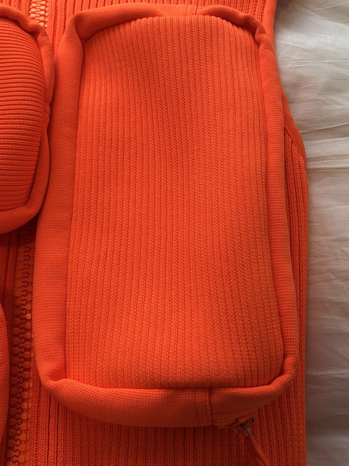 Louis Vuitton LV SS 2019 Runway Ribbed Utility Gilet Vest Orange Virgil Size US S / EU 44-46 / 1 - 15 Thumbnail